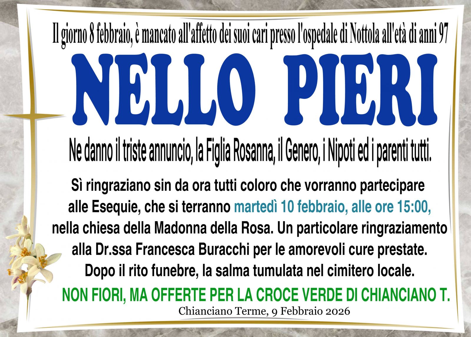 NELLO PIERI