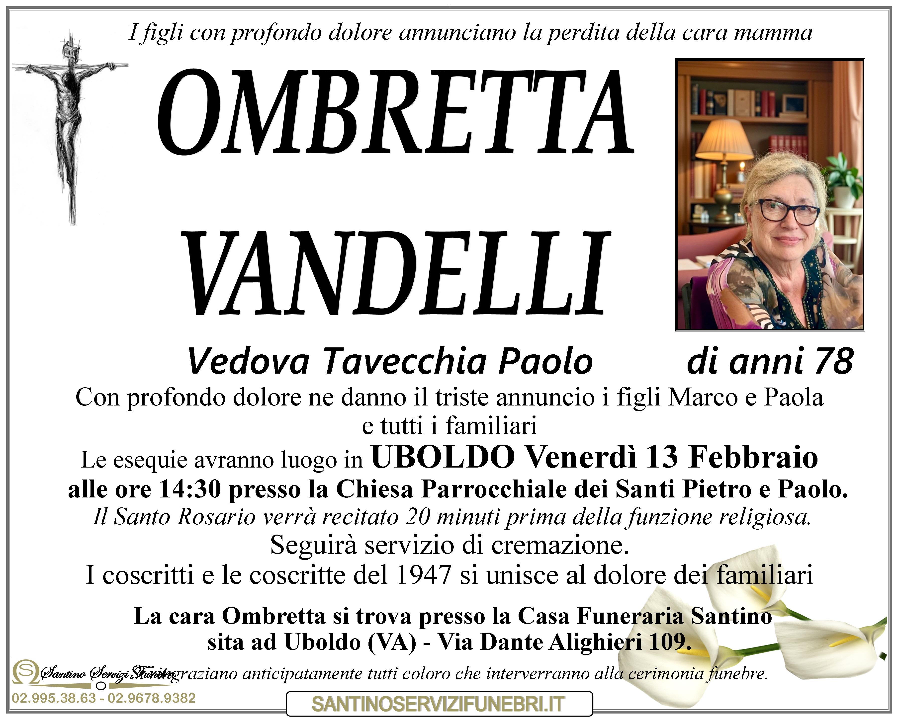 OMBRETTA VANDELLI
