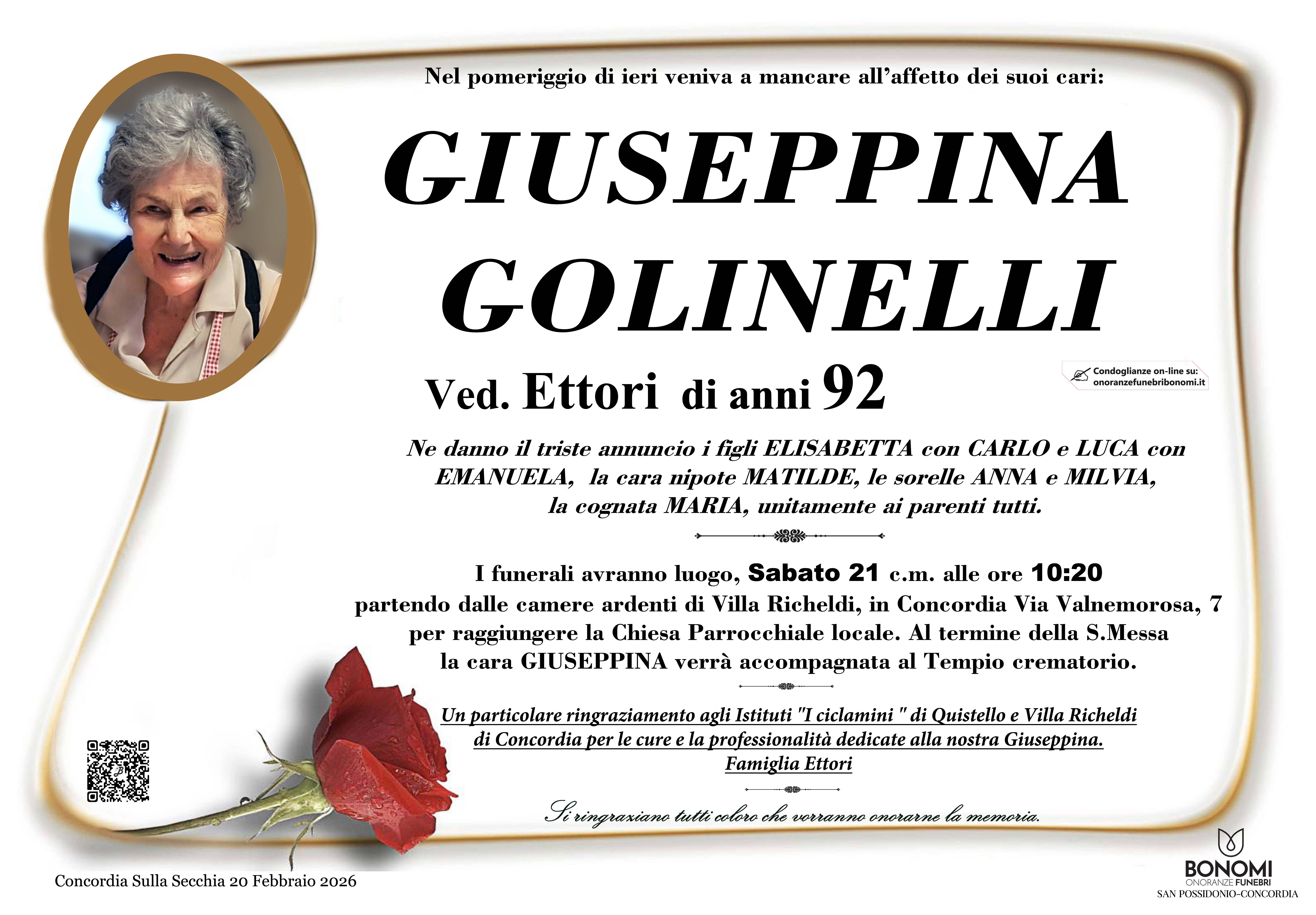 GIUSEPPINA GOLINELLI