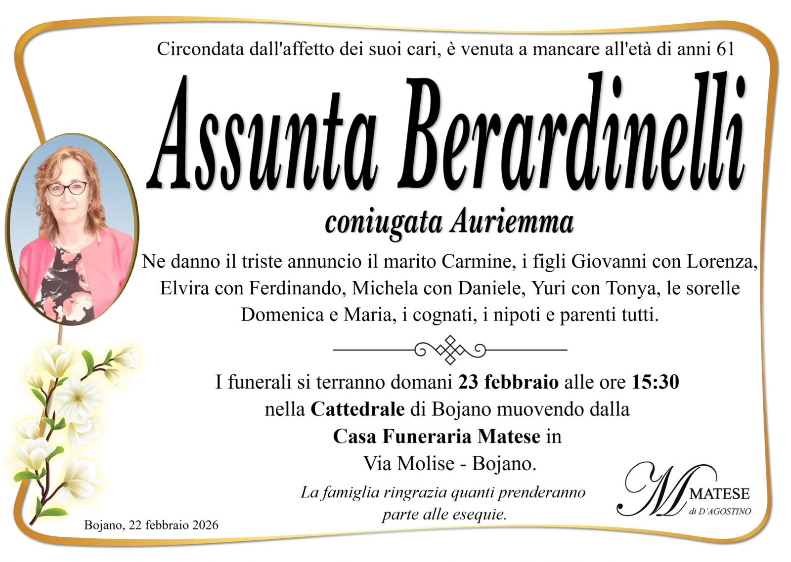 ASSUNTA BERARDINELLI