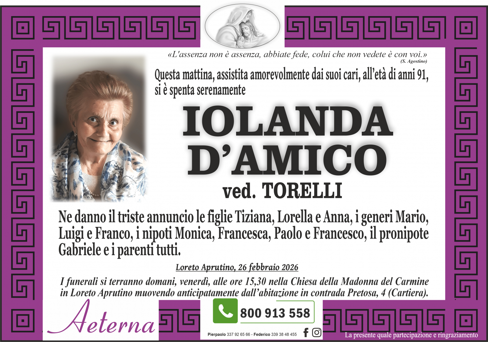 IOLANDA D'AMICO