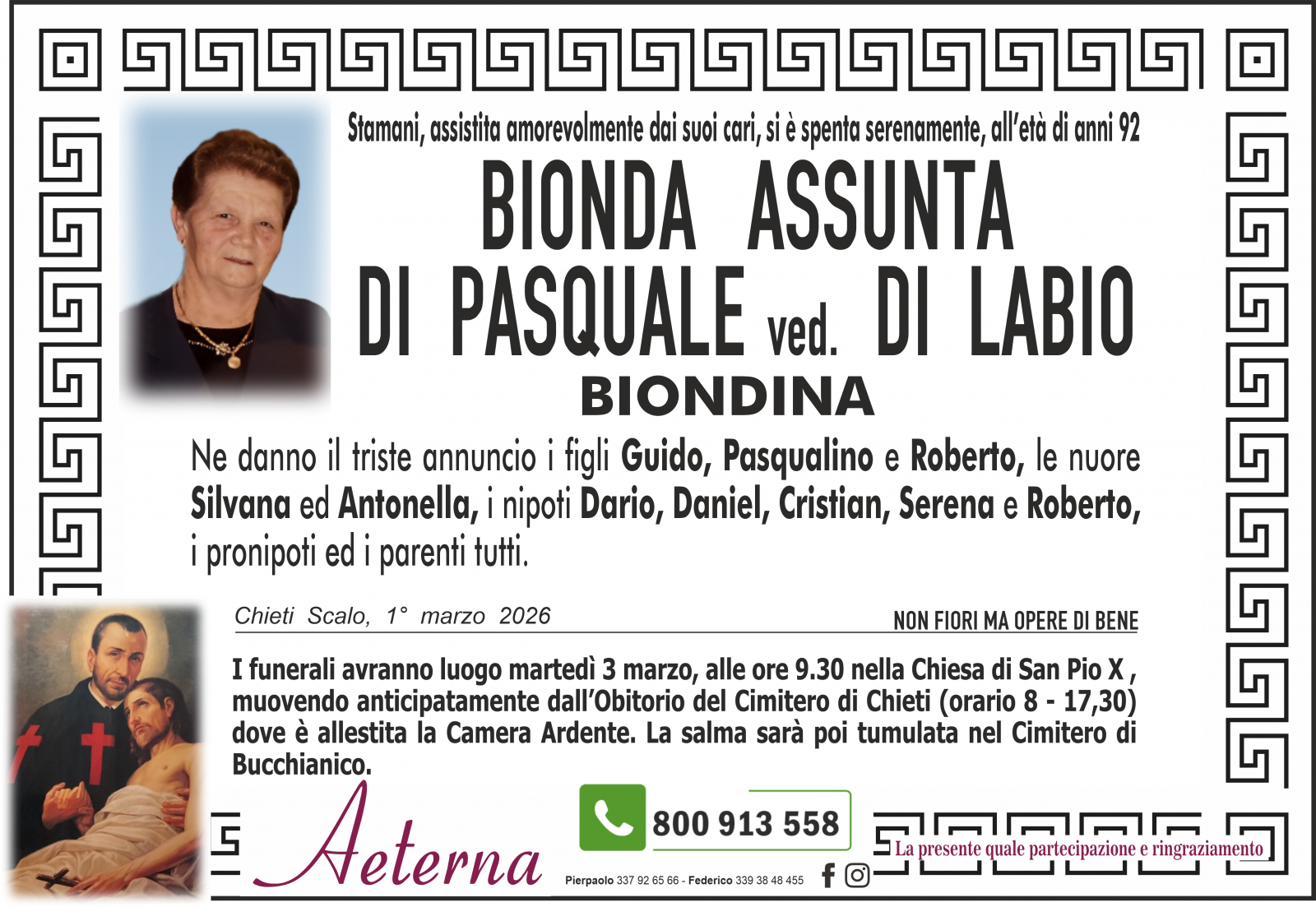 Bionda Assunta Di Pasquale