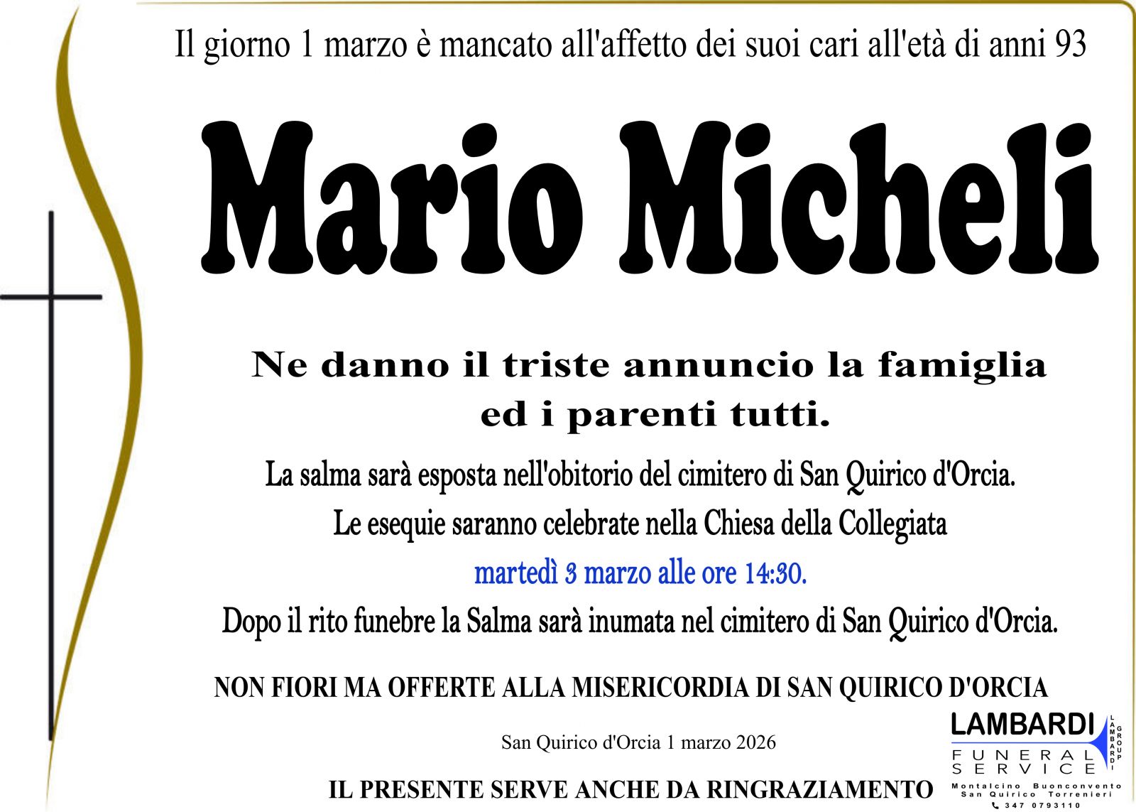MARIO - MIMMO MICHELI
