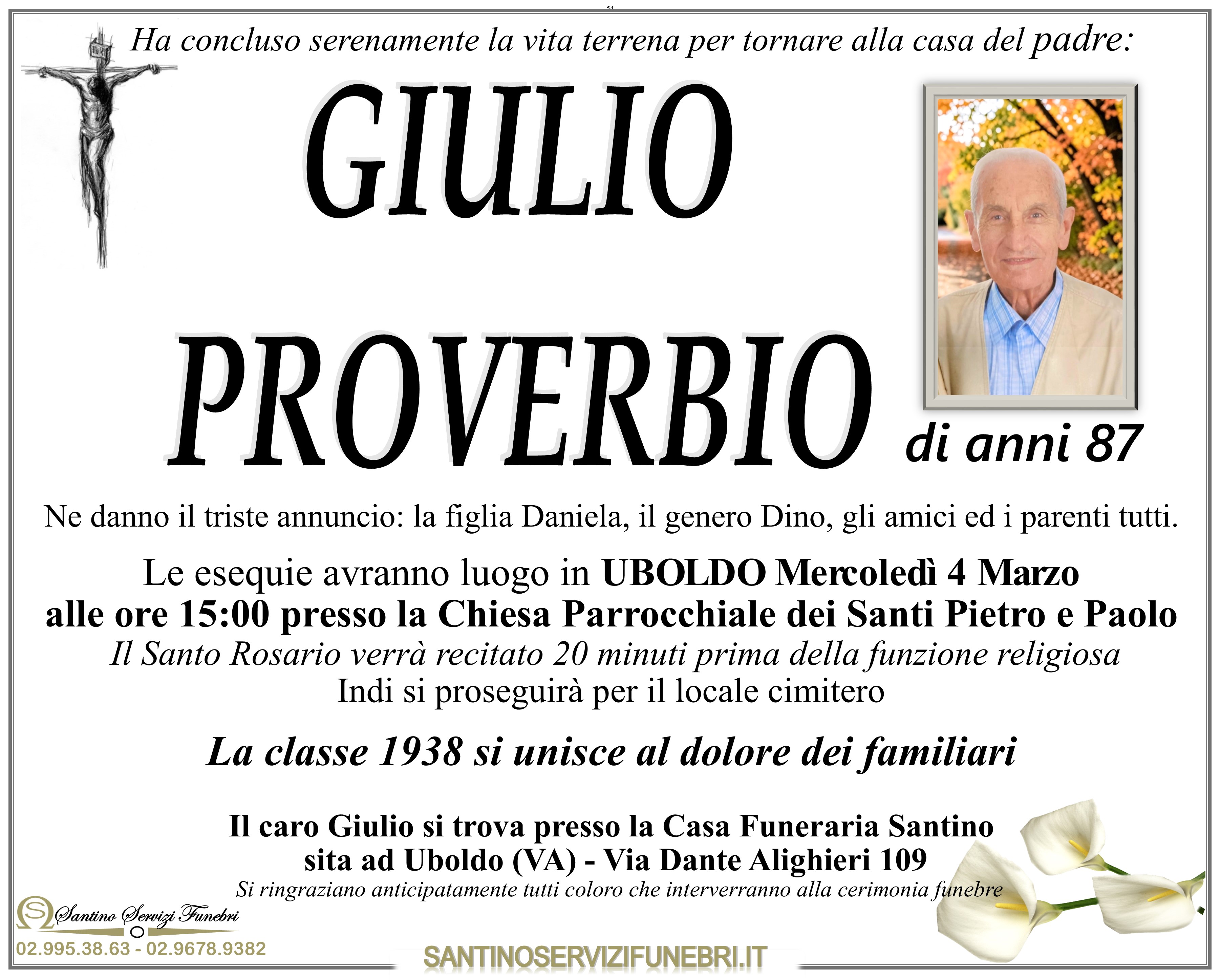 GIULIO PROVERBIO