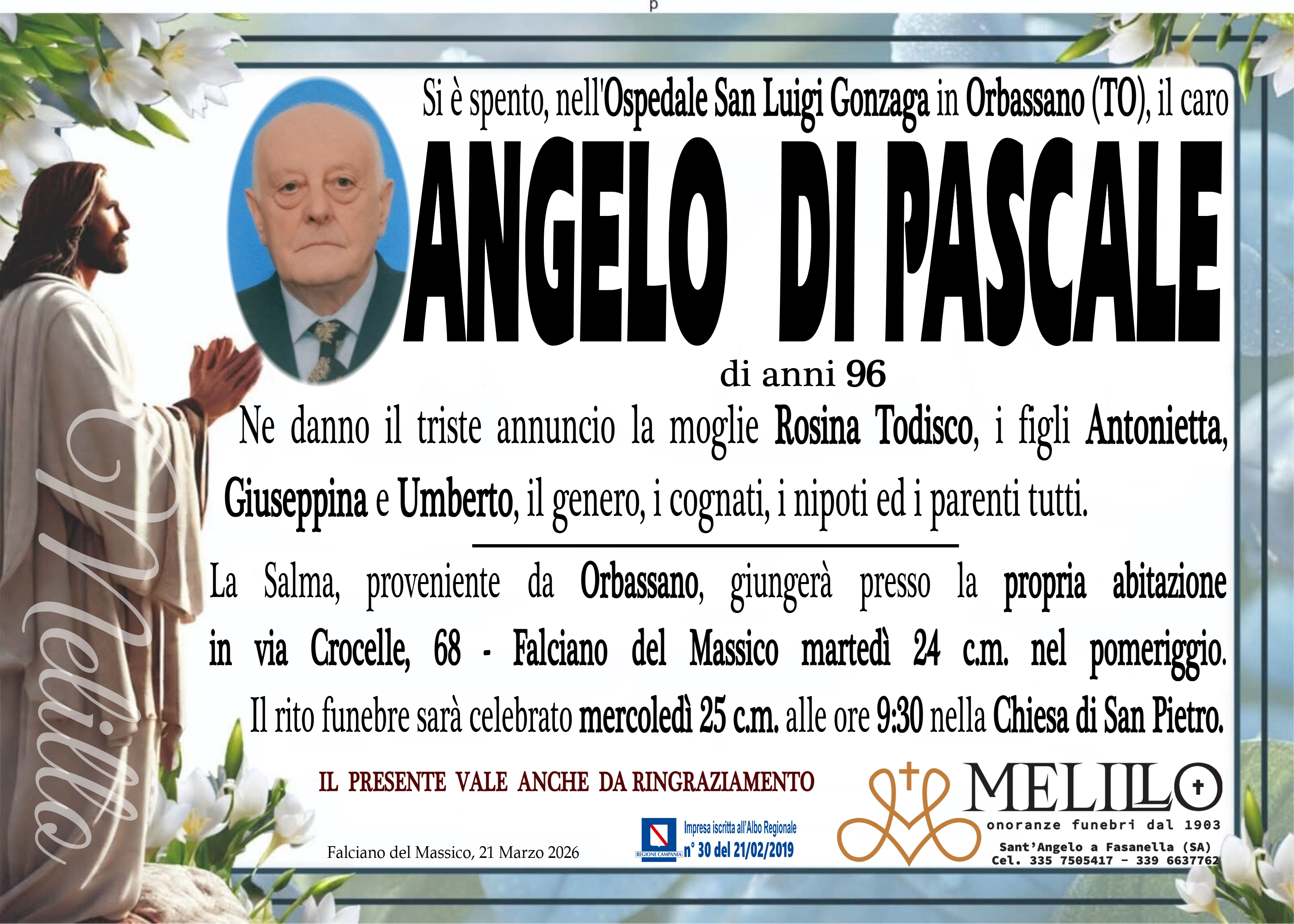 ANGELO DI PASCALE