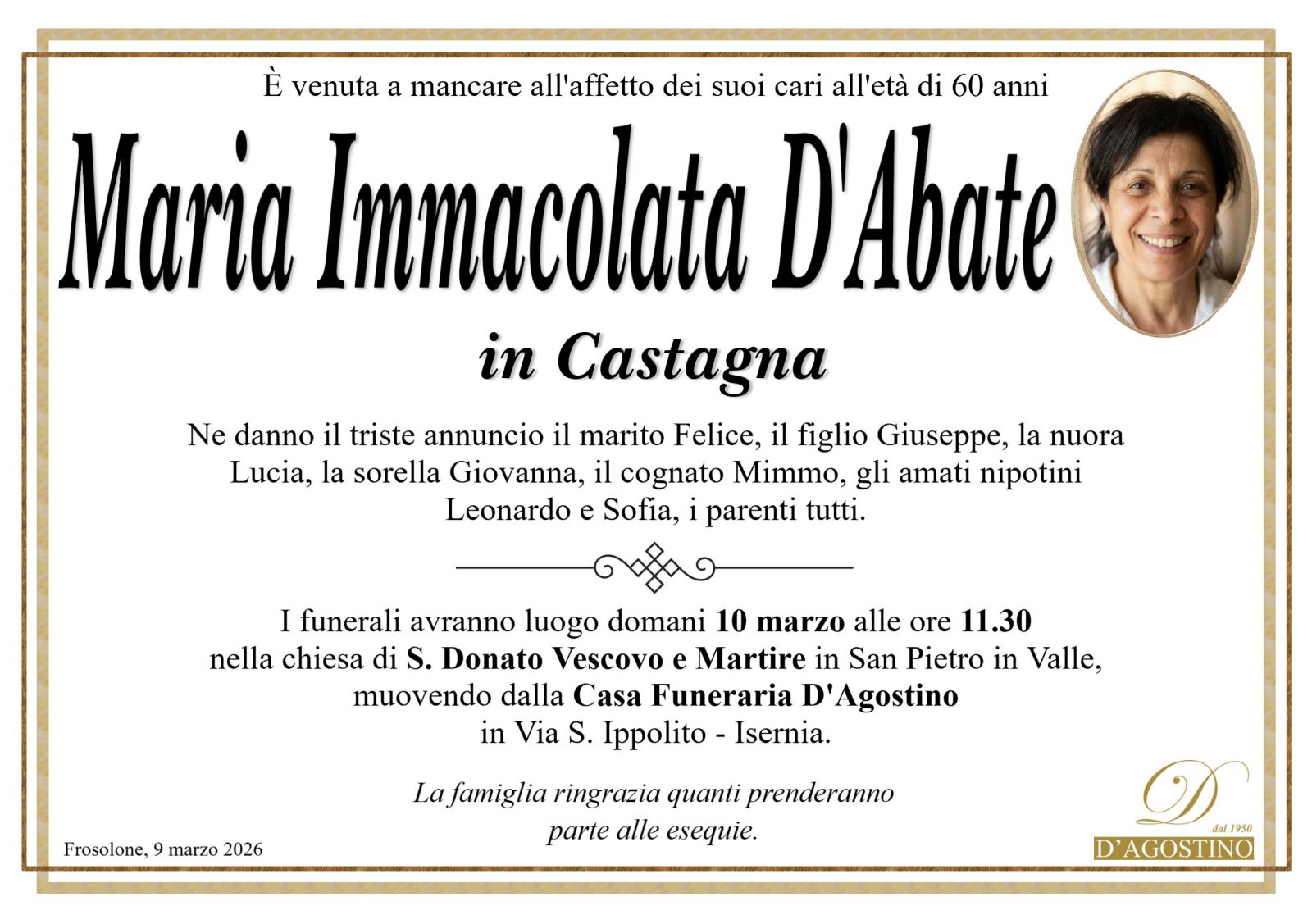 Maria Immacolata D'abate