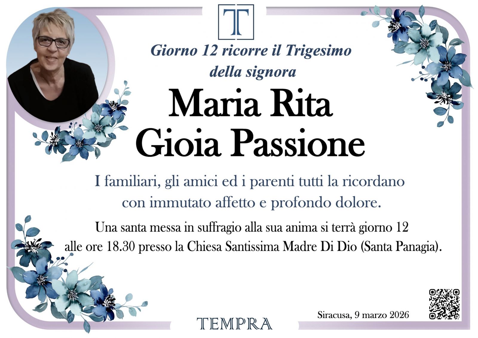 Maria Rita Gioia Passione