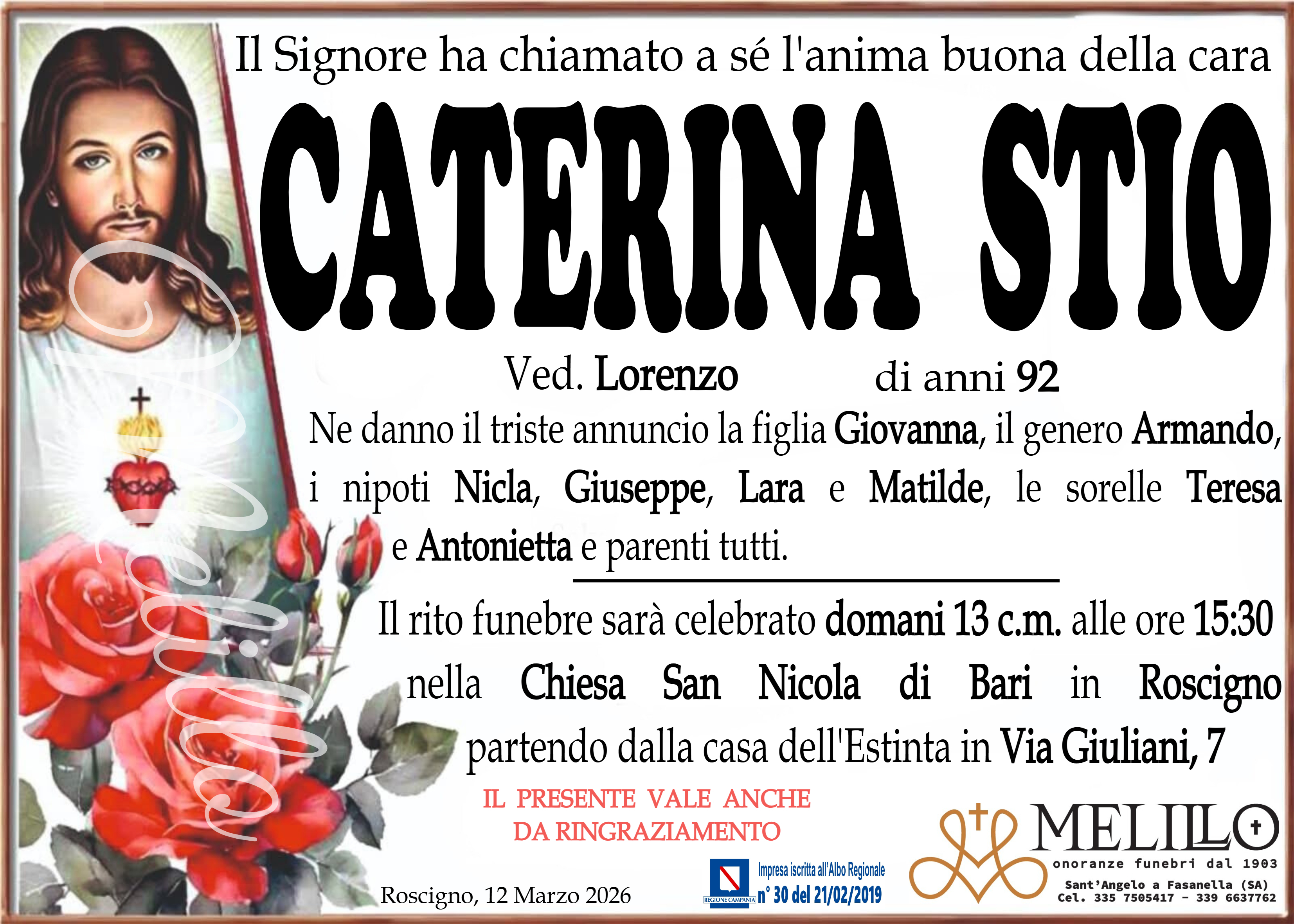CATERINA STIO
