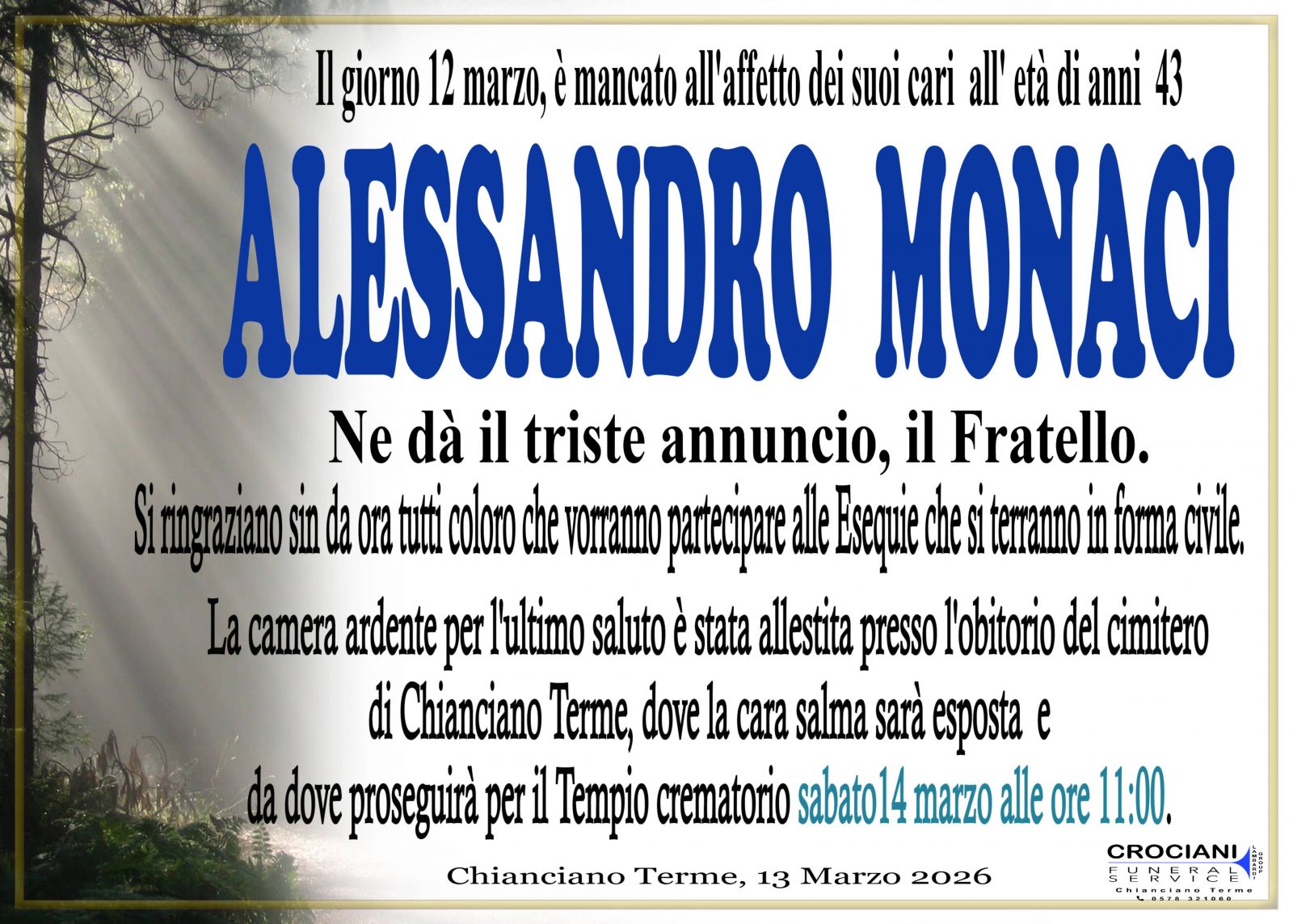 ALESSANDRO MONACI