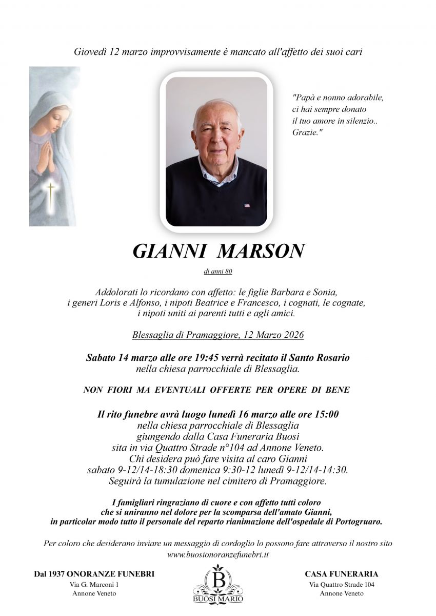 MARSON  GIANNI