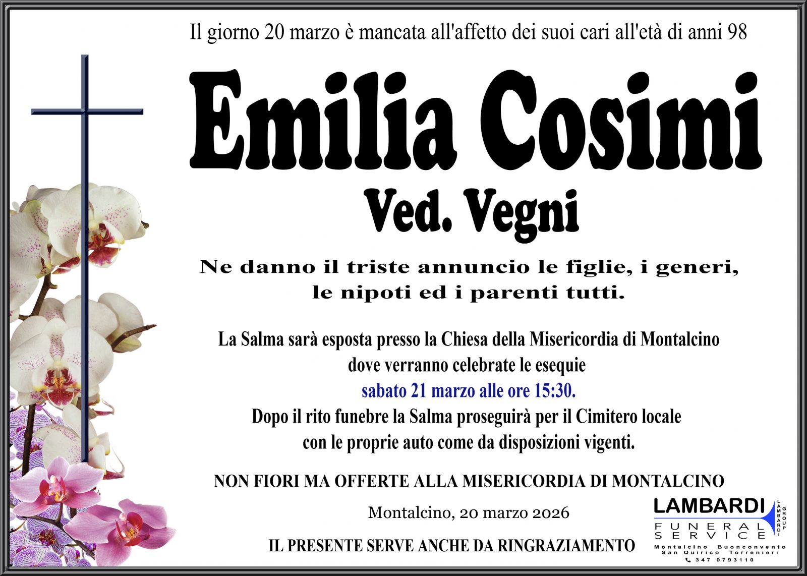 EMILIA COSIMI