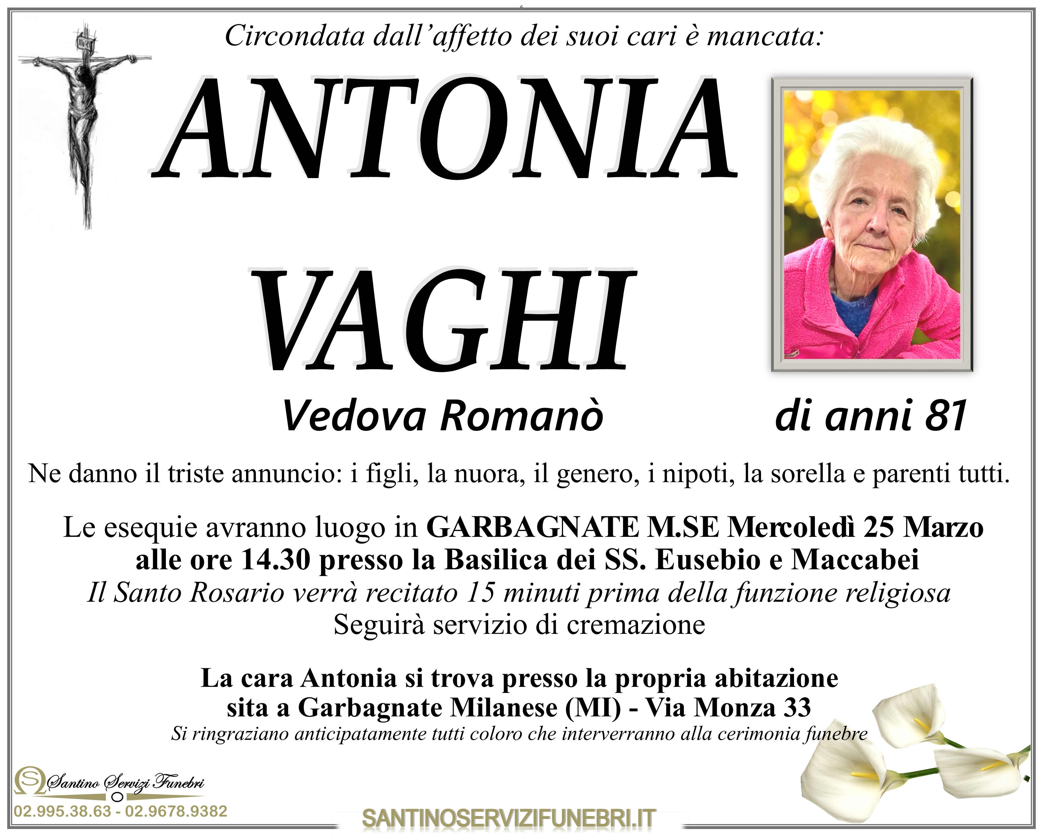 ANTONIA VAGHI