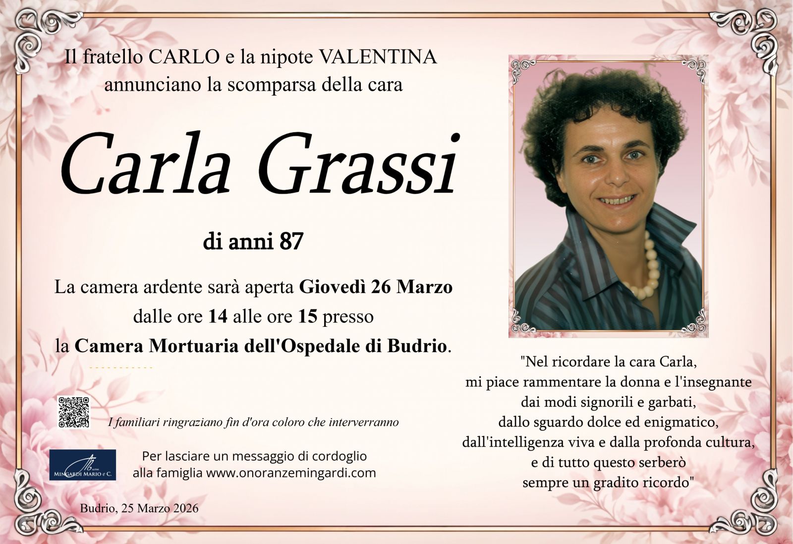 GRASSI CARLA