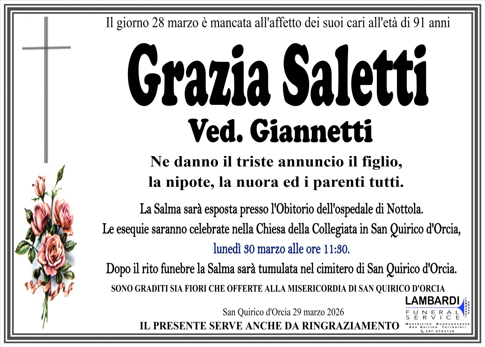 GRAZIA SALETTI