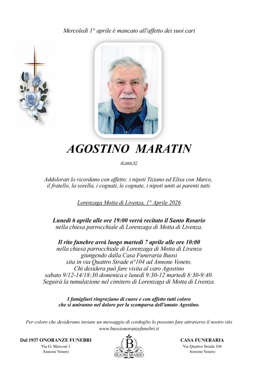 MARATIN AGOSTINO