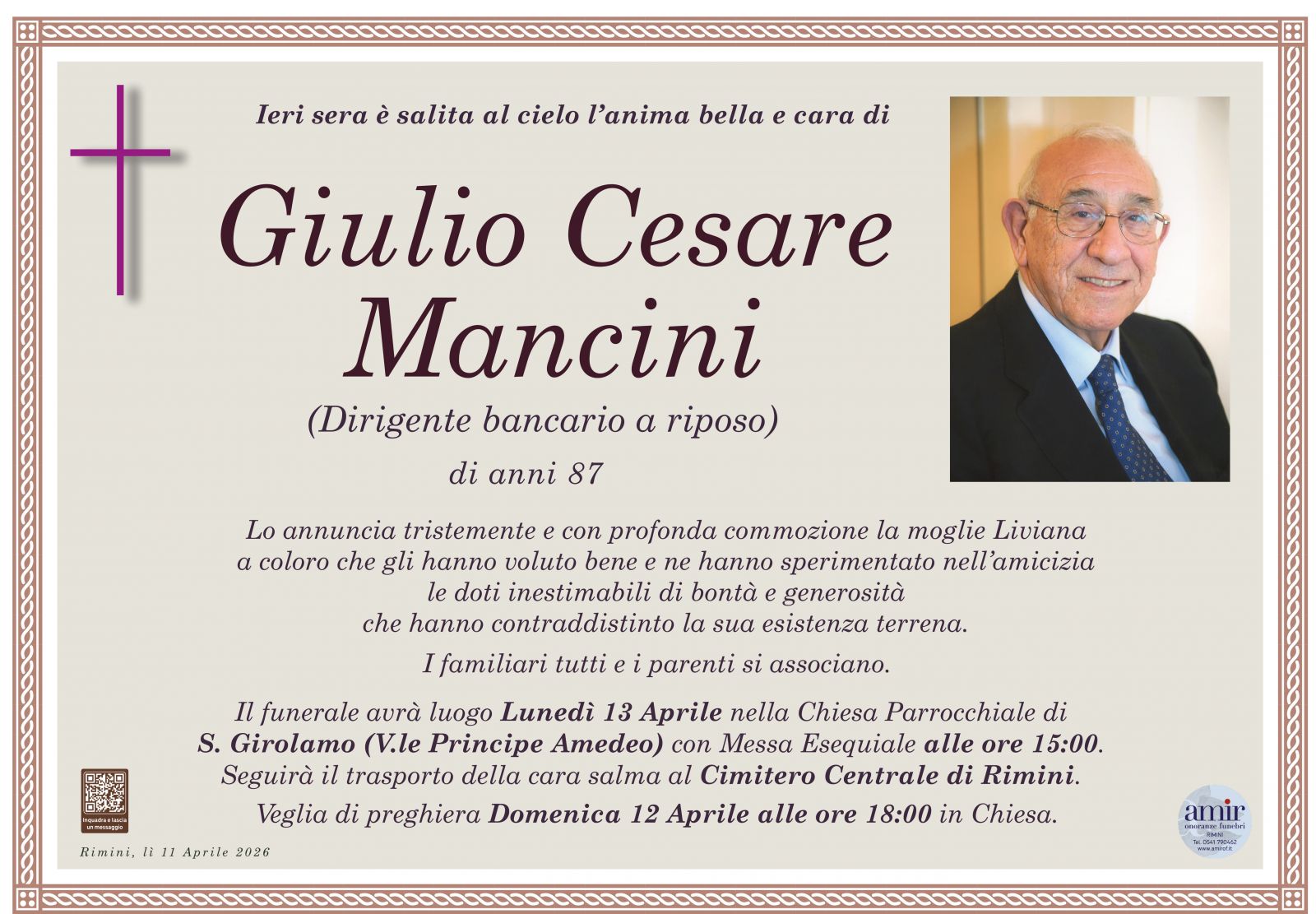 GIULIO CESARE MANCINI