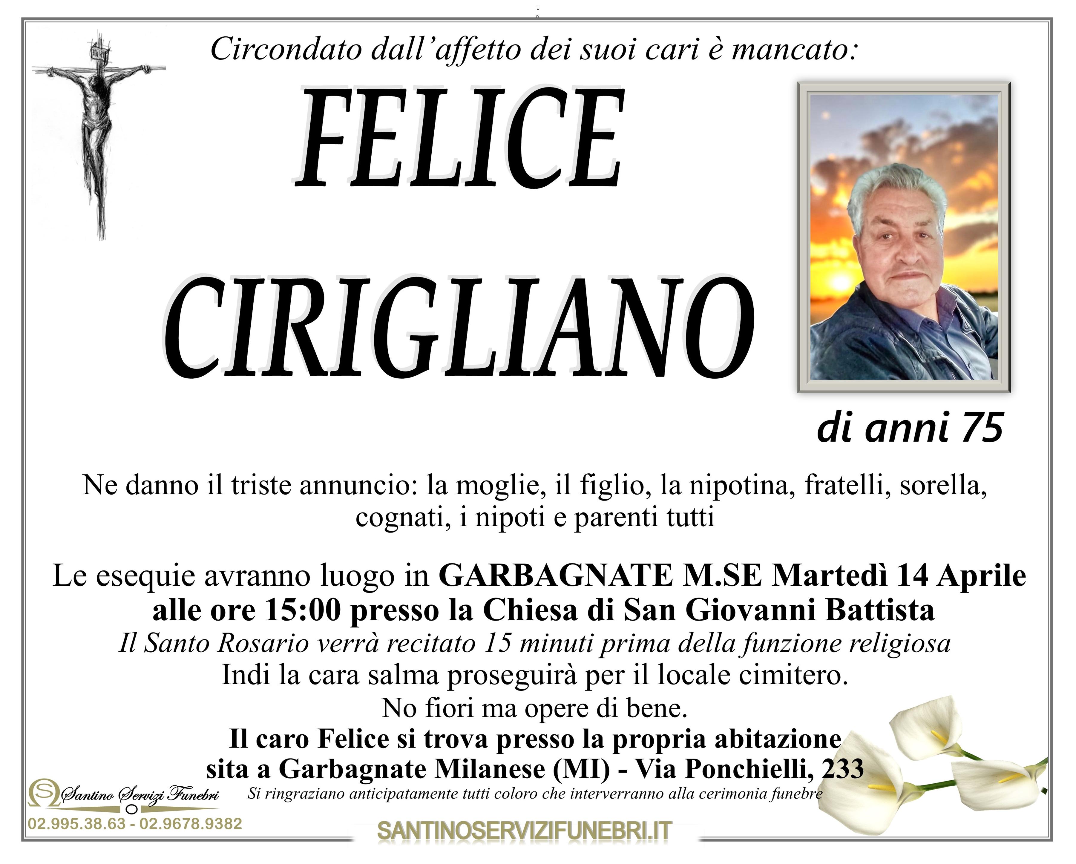 FELICE CIRIGLIANO