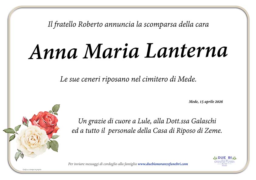 Anna Maria Lanterna