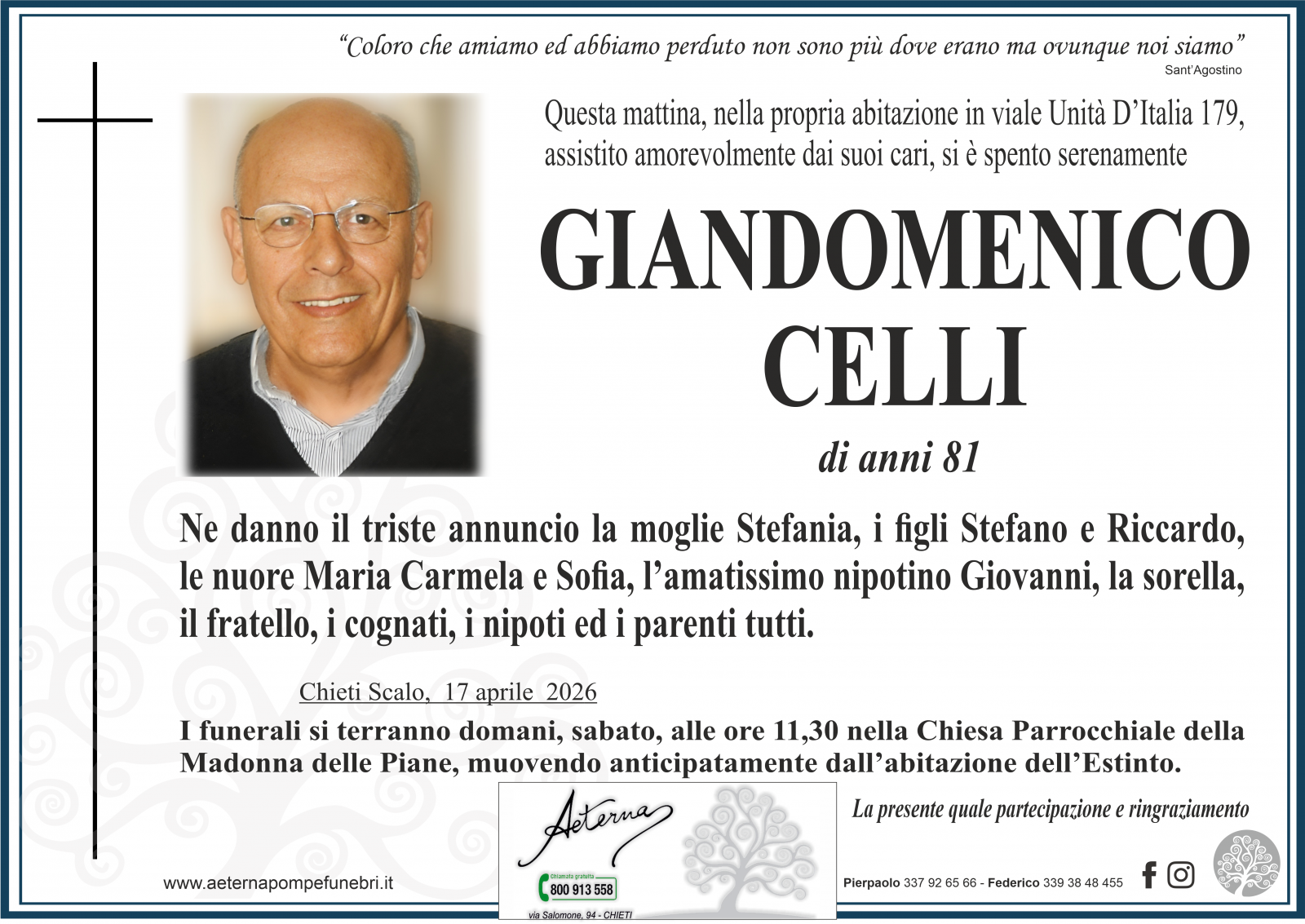 GIANDOMENICO CELLI