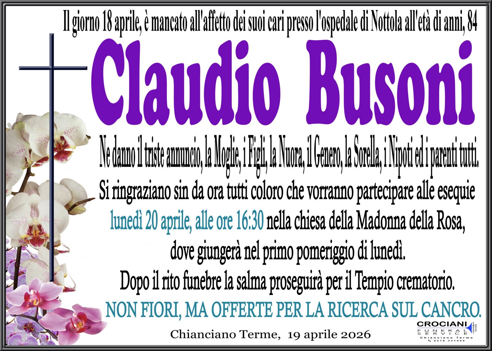 CLAUDIO BUSONI
