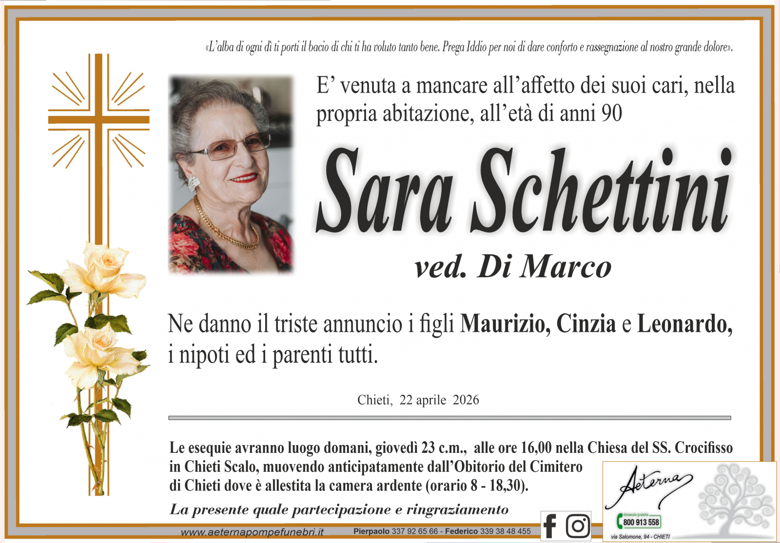 MARIA SARA SCHETTINI