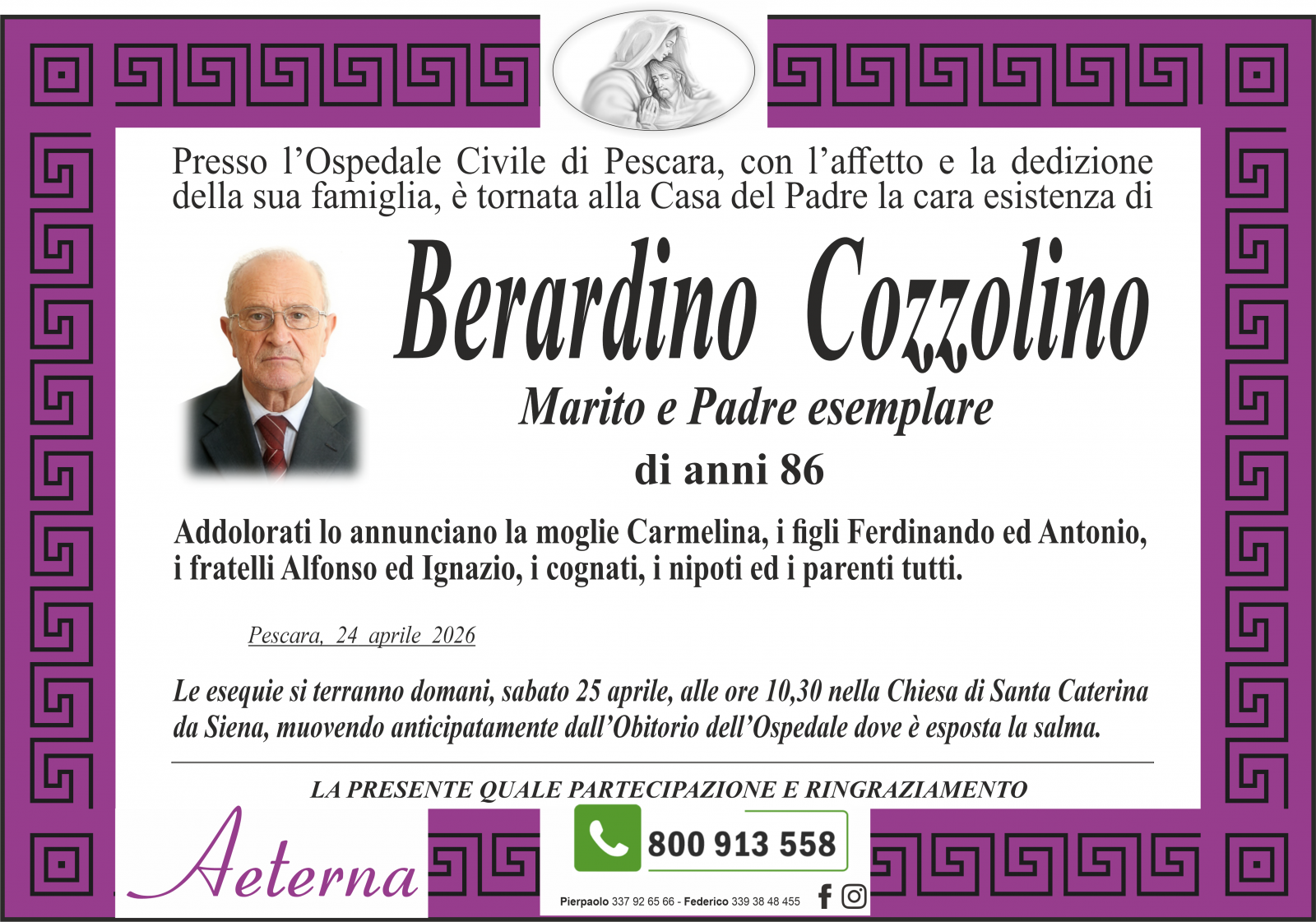BERARDINO COZZOLINO
