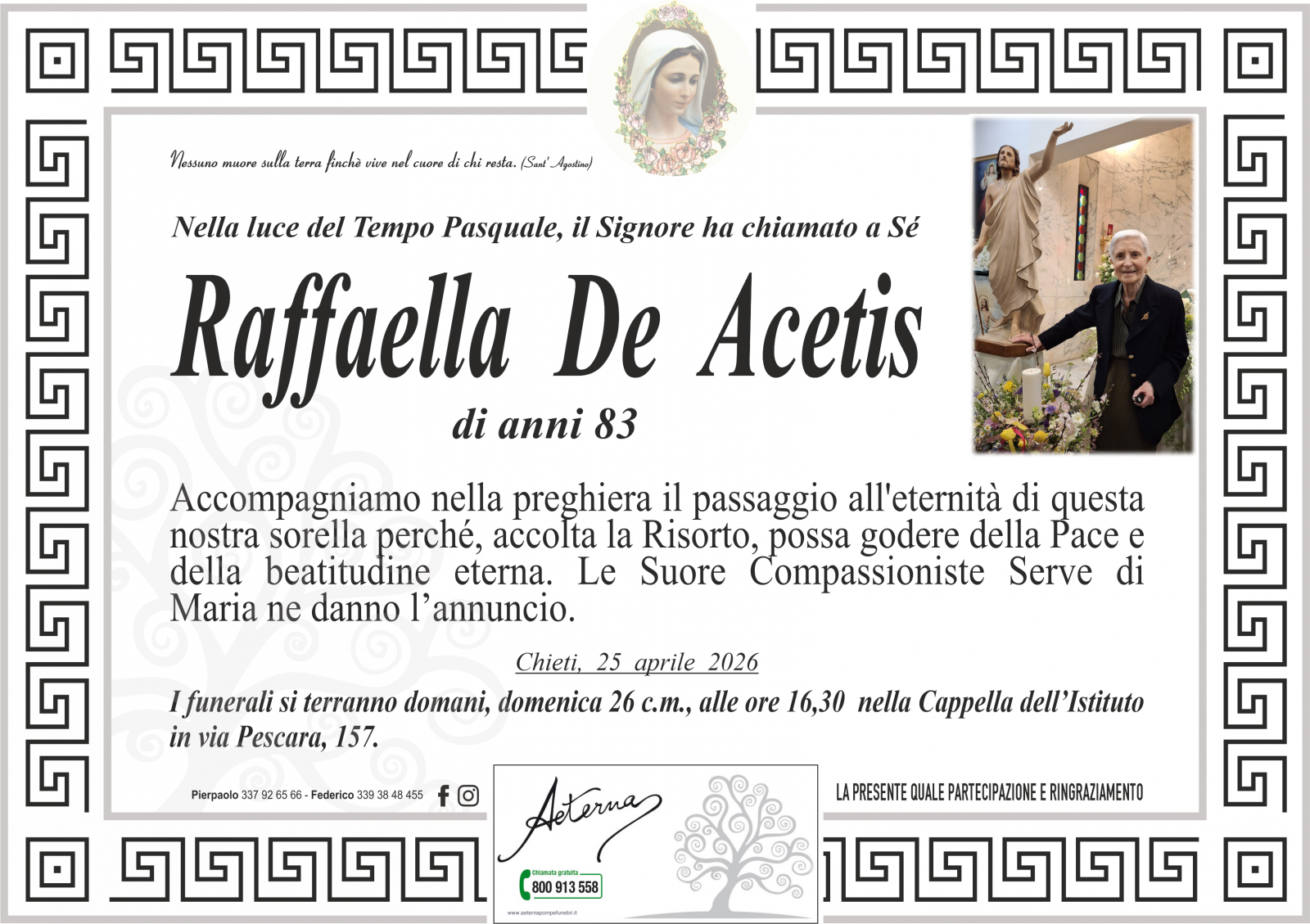 RAFFAELLA DE ACETIS