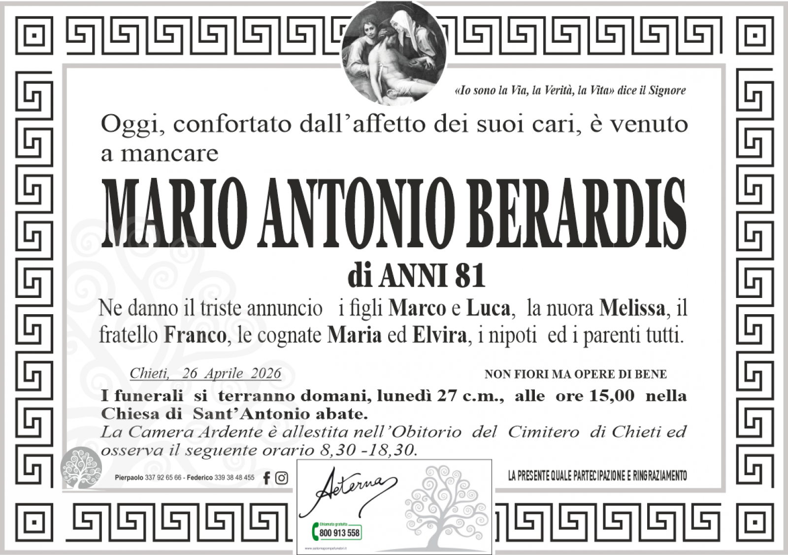 MARIO  BERARDIS
