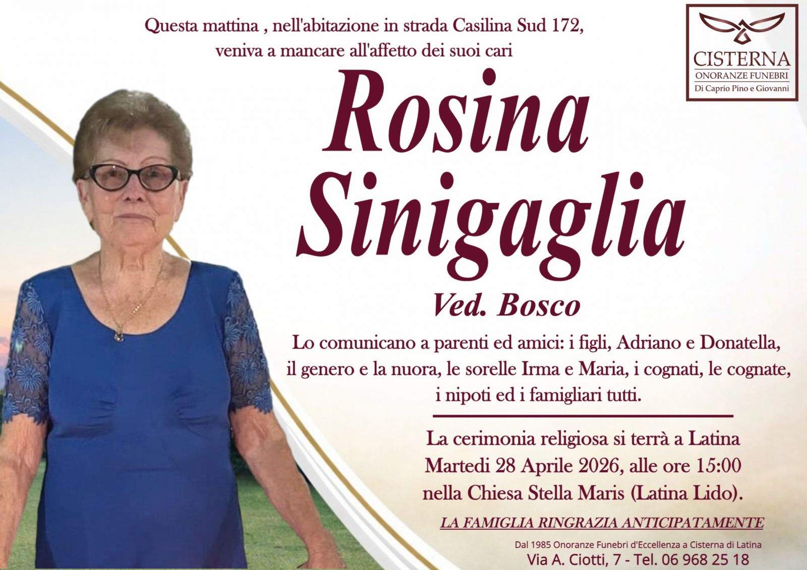 Rosina Sinigaglia