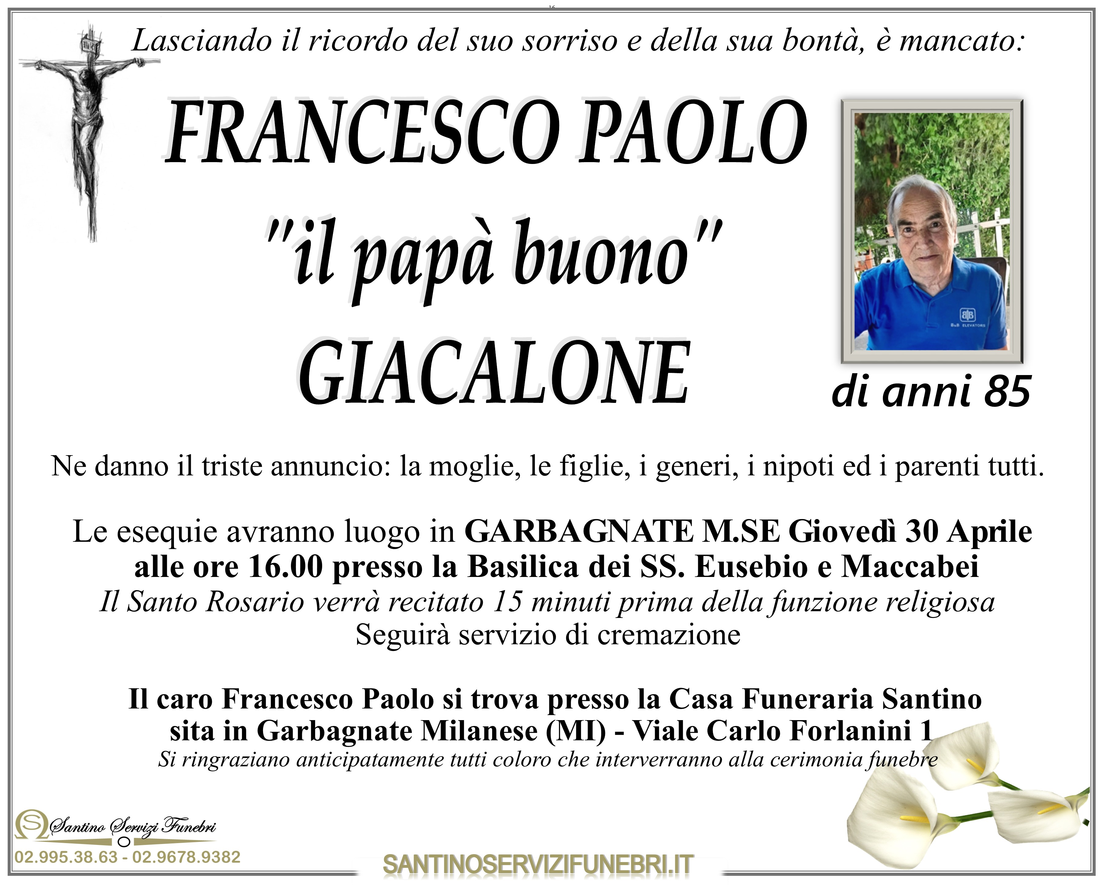 FRANCESCO PAOLO GIACALONE