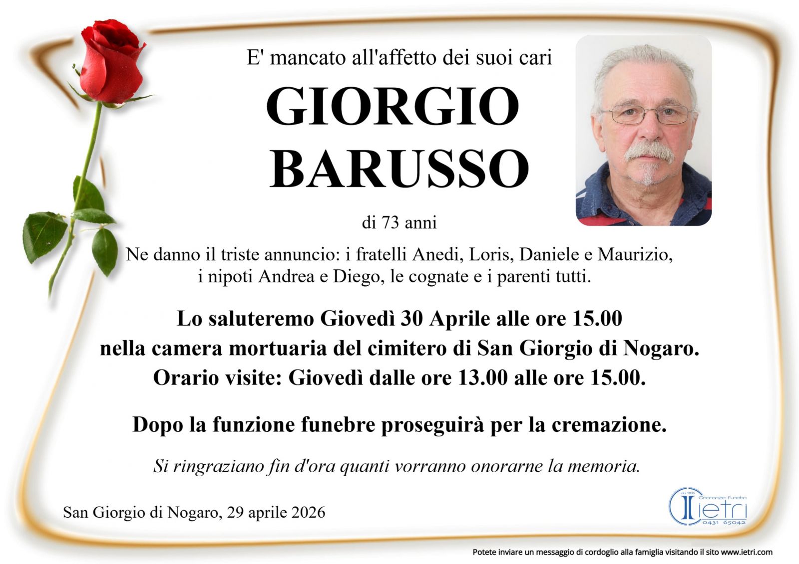 GIORGIO BARUSSO
