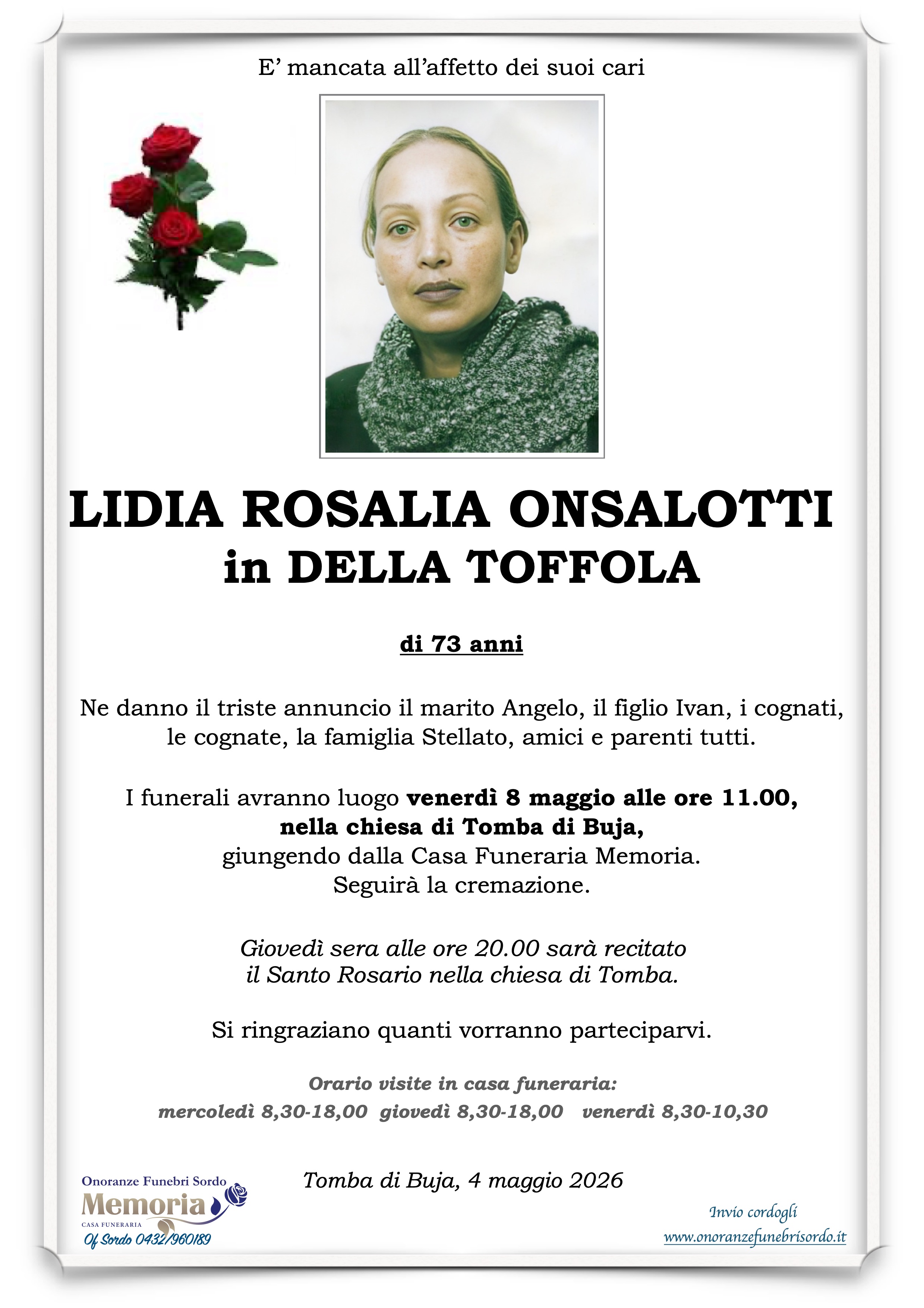 LIDIA ROSALIA ONSALOTTI