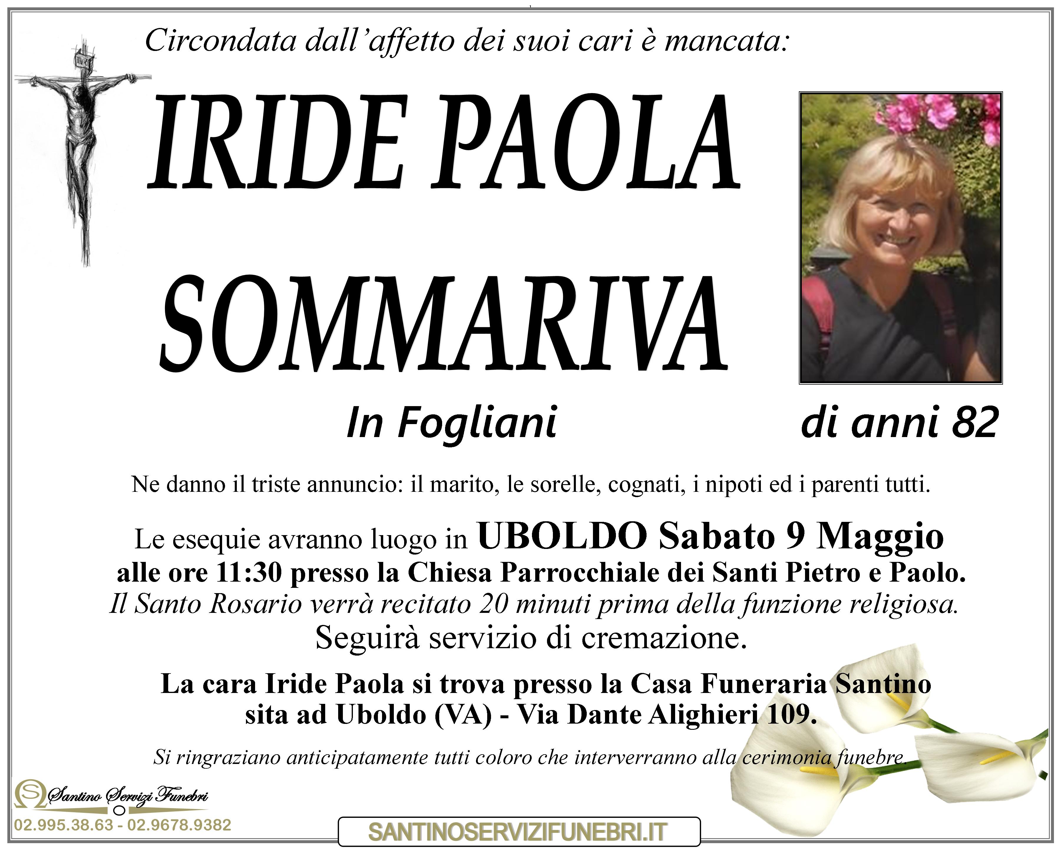 IRIDE PAOLA SOMMARIVA