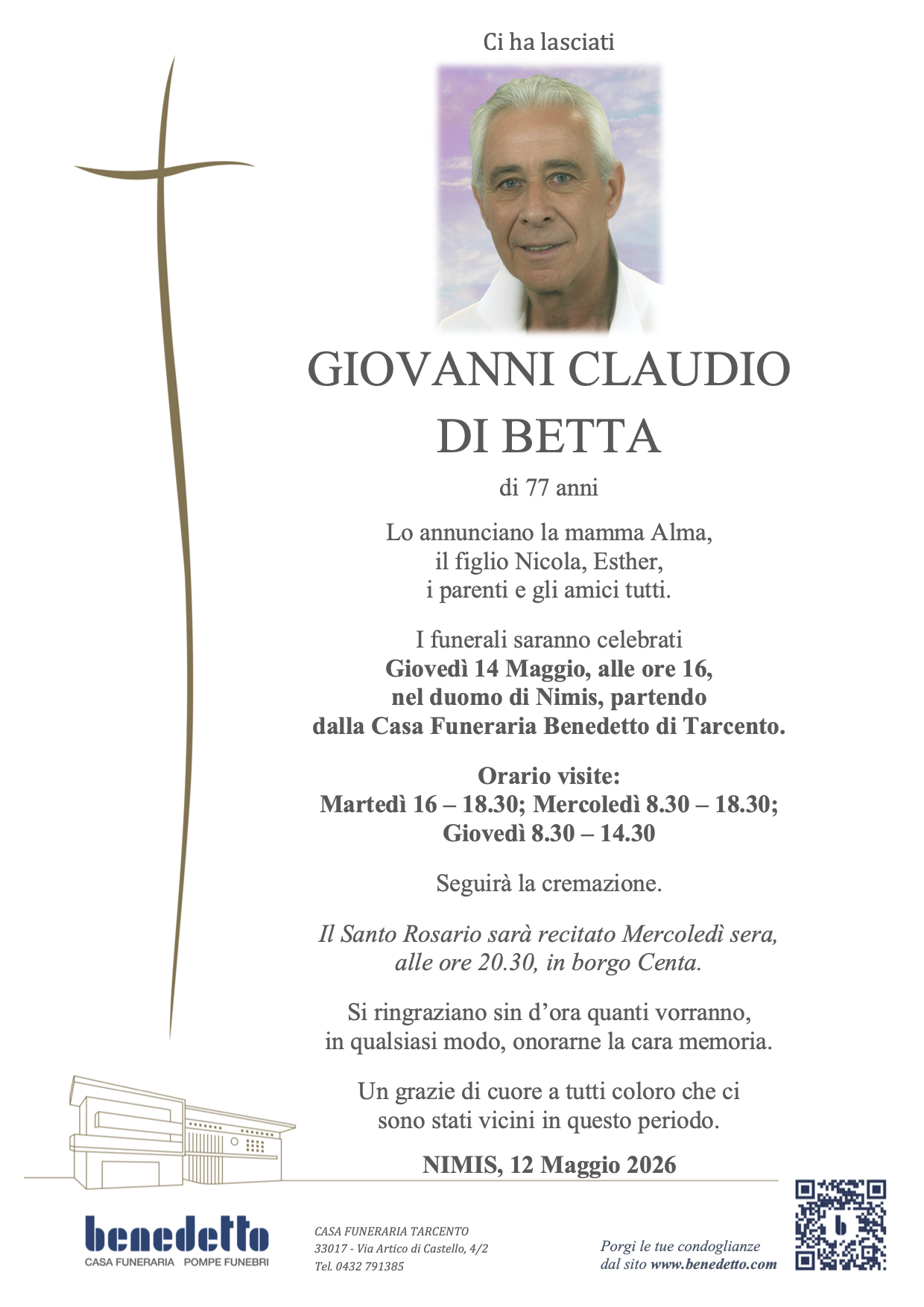 GIOVANNI CLAUDIO DI BETTA