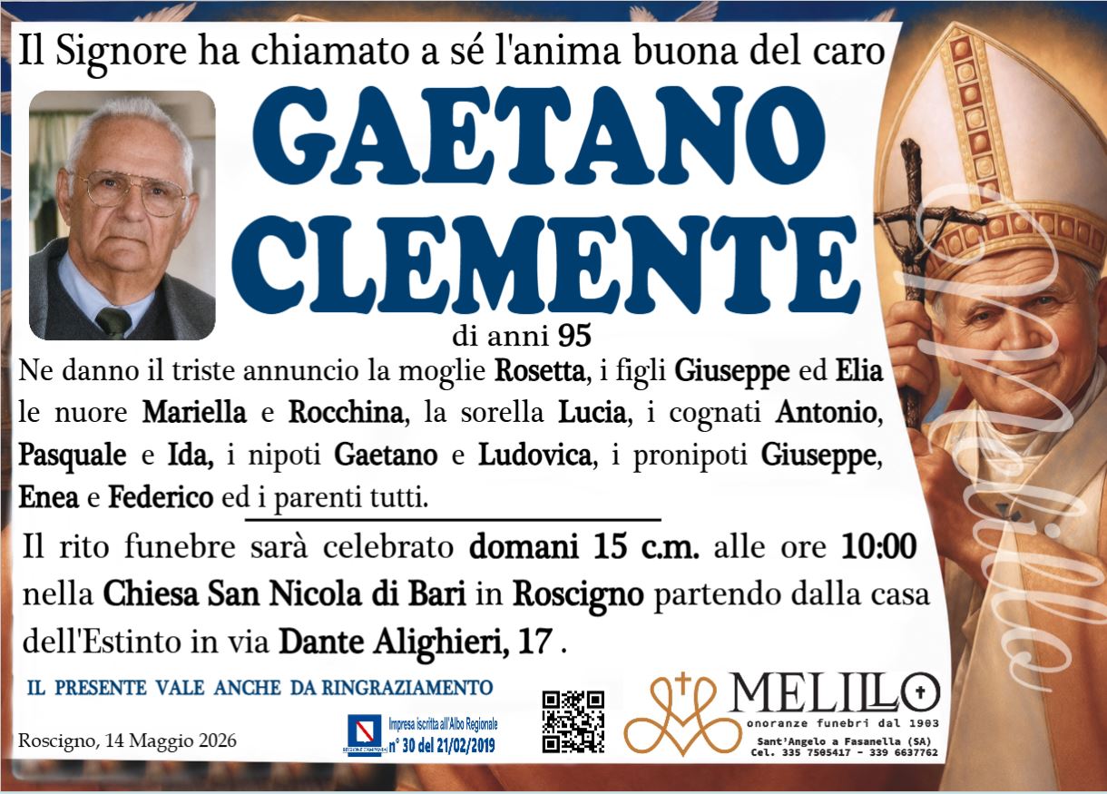 GAETANO CLEMENTE