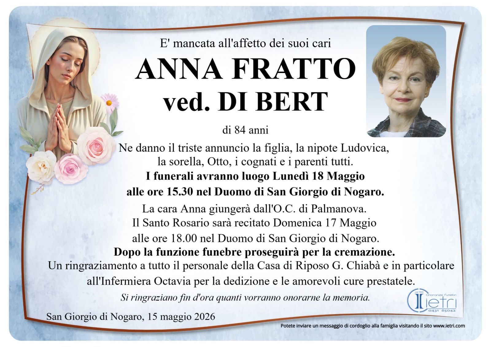 ANNA FRATTO