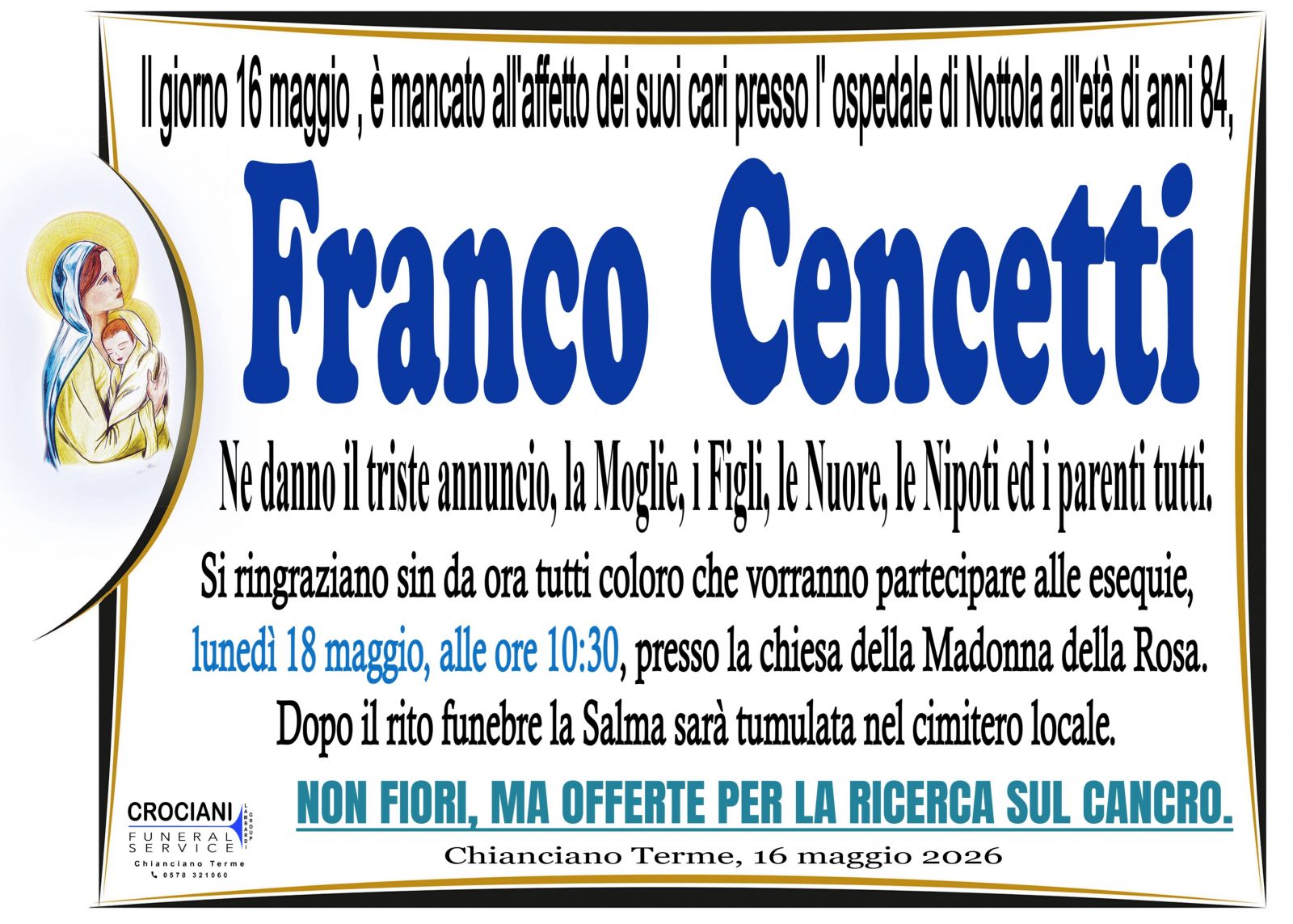 FRANCO CENCETTI