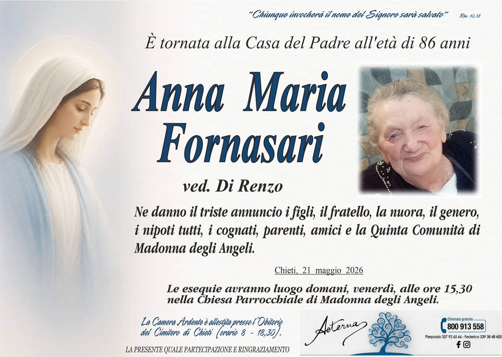 ANNA MARIA FORNASARI