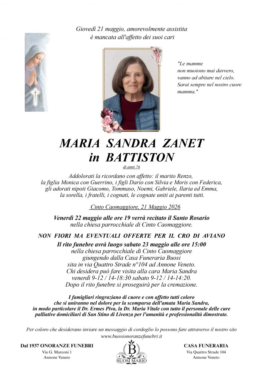 Maria Sandra Zanet
