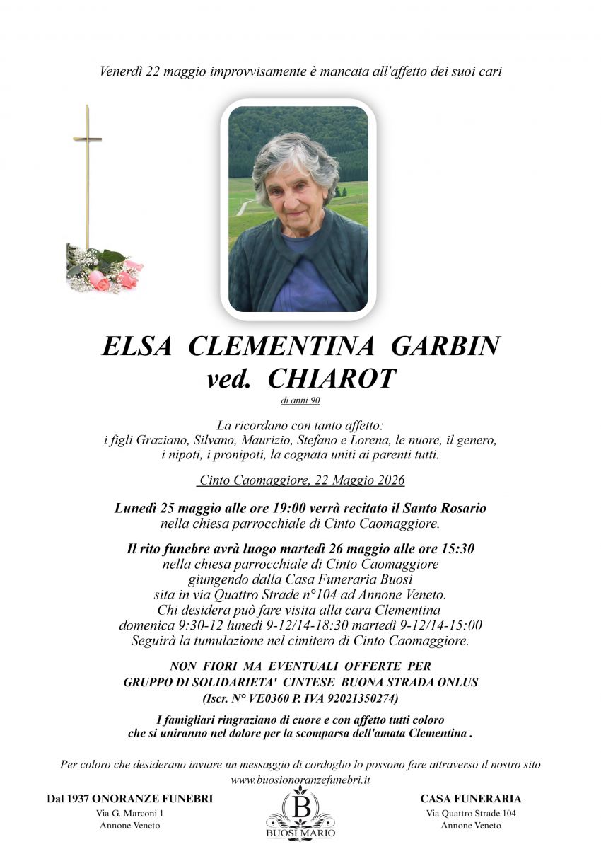 ELSA CLEMENTINA GARBIN