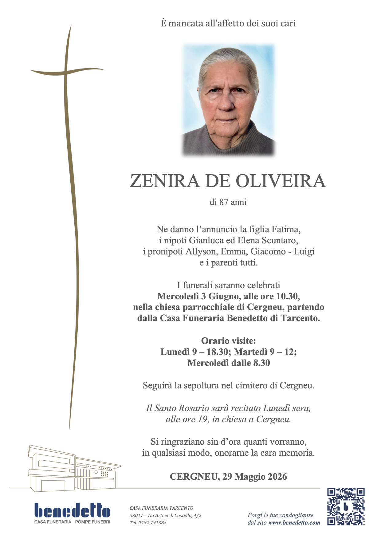 ZENIRA DE OLIVEIRA