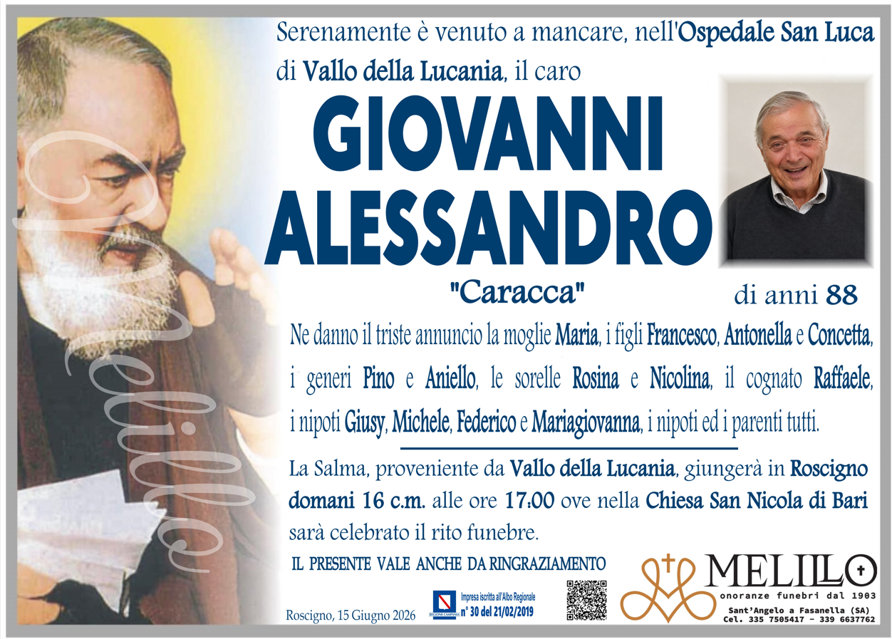 GIOVANNI ALESSANDRO