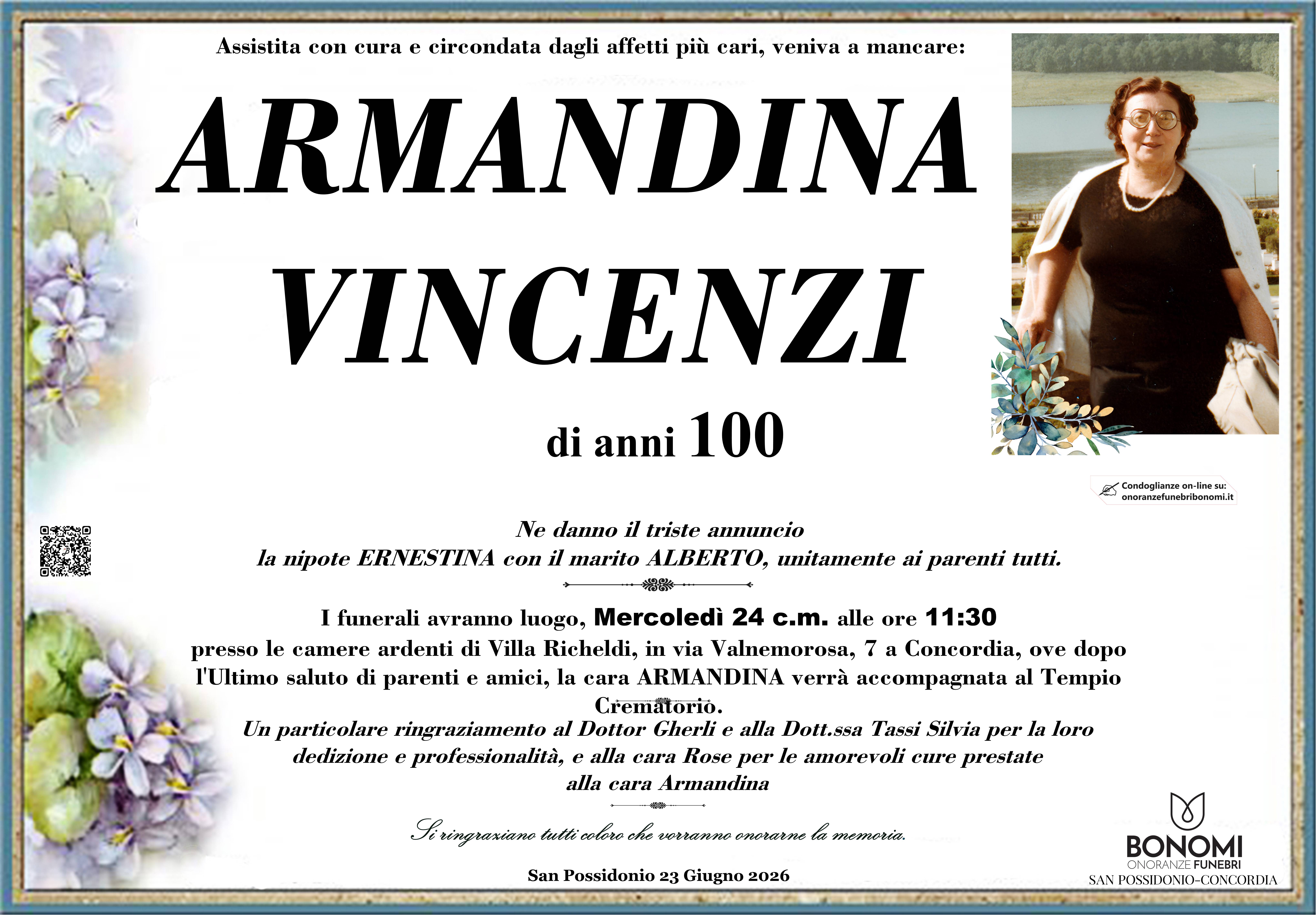 ARMANDINA VINCENZI