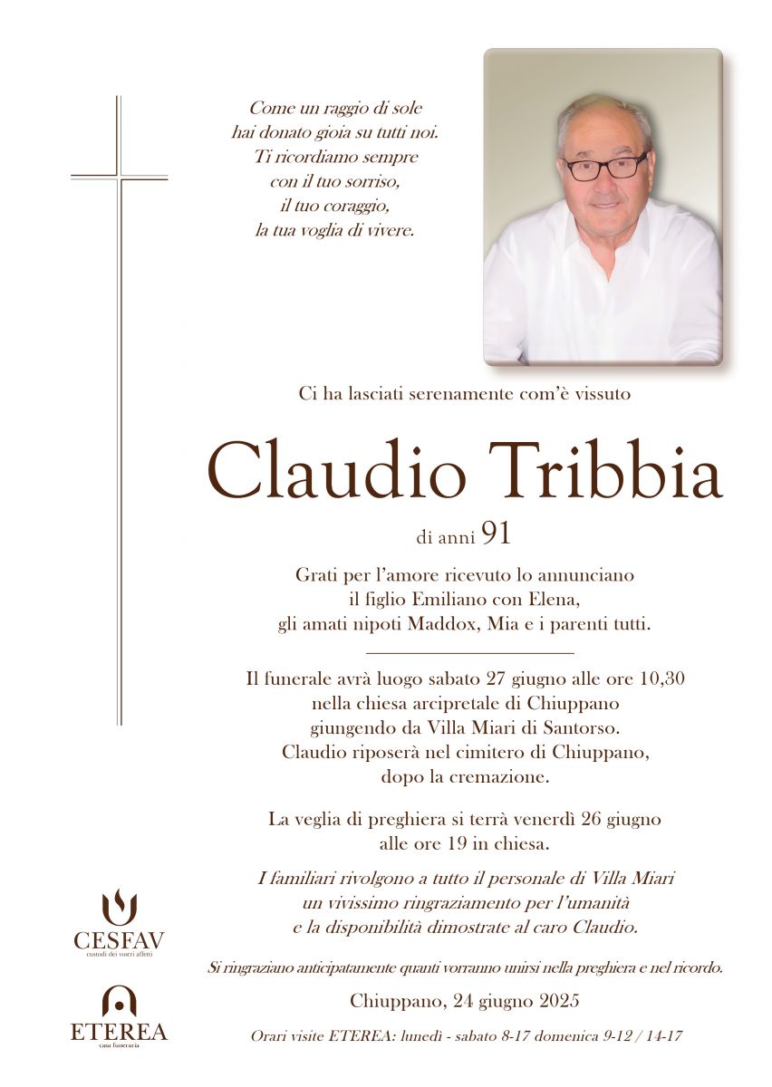 Claudio Tribbia