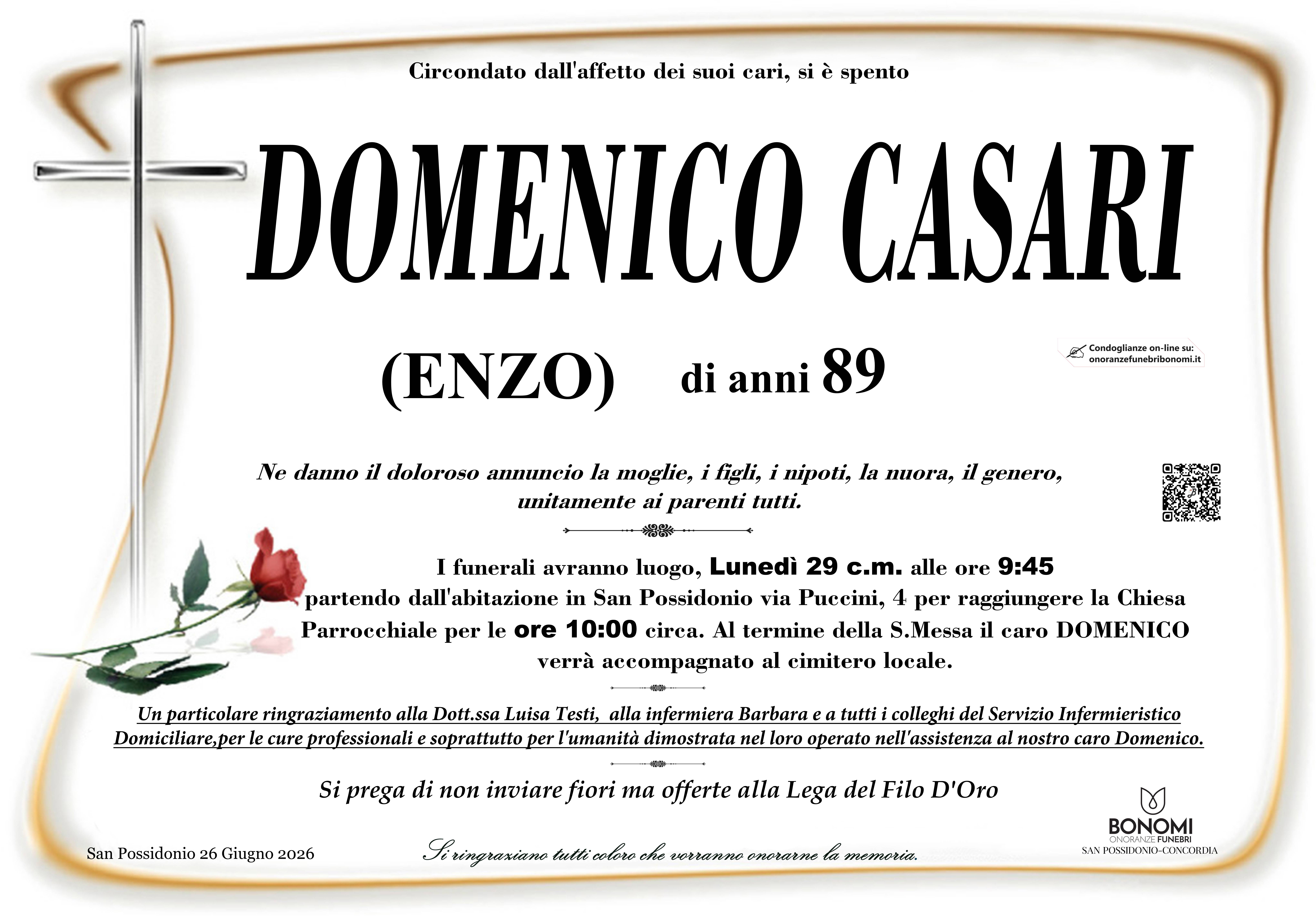 DOMENICO CASARI
