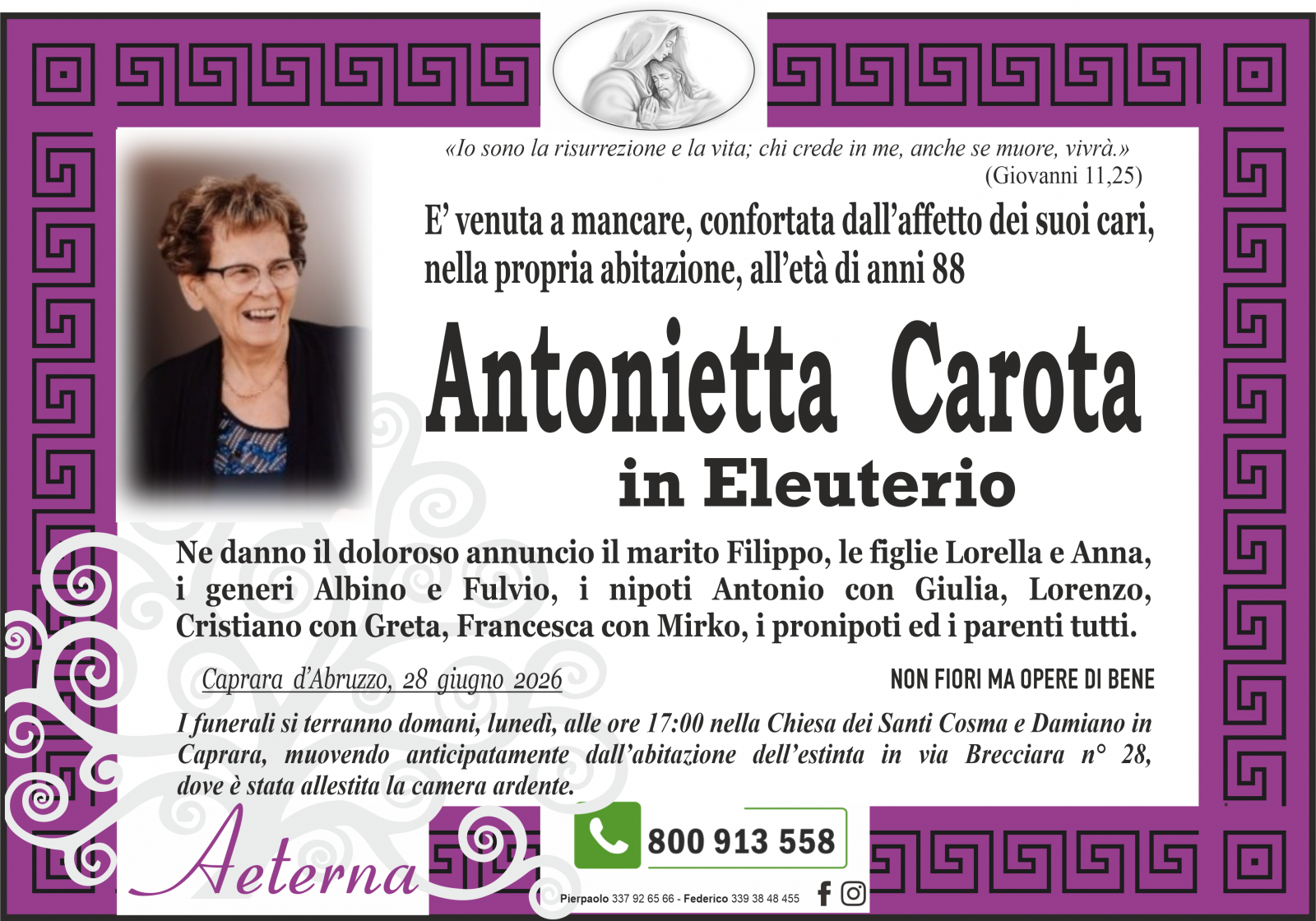 ANTONIETTA CAROTA