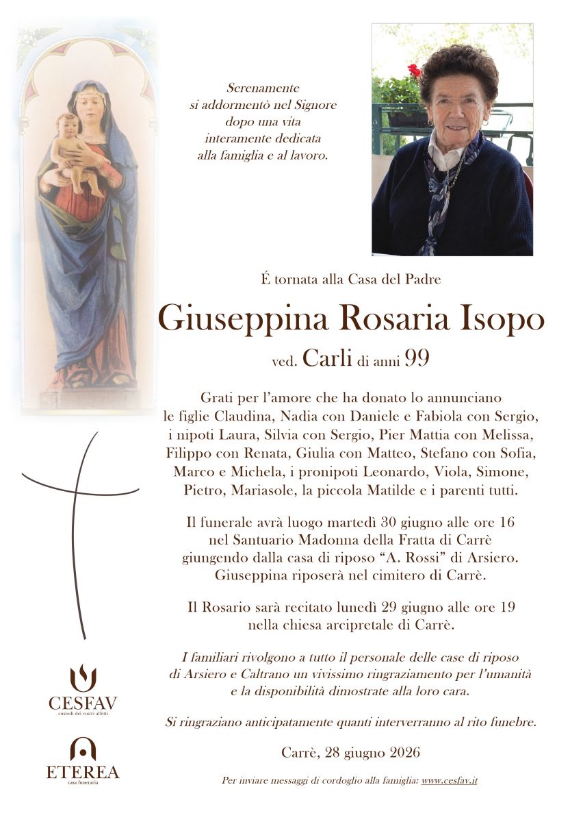 Giuseppina Rosaria Isopo