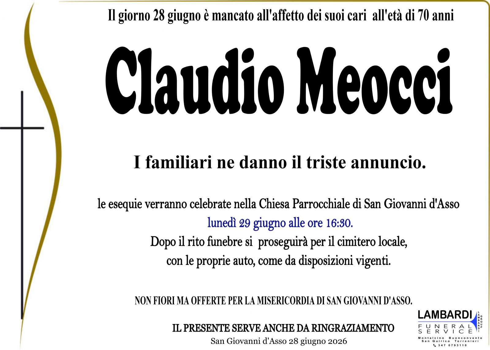 CLAUDIO MEOCCI