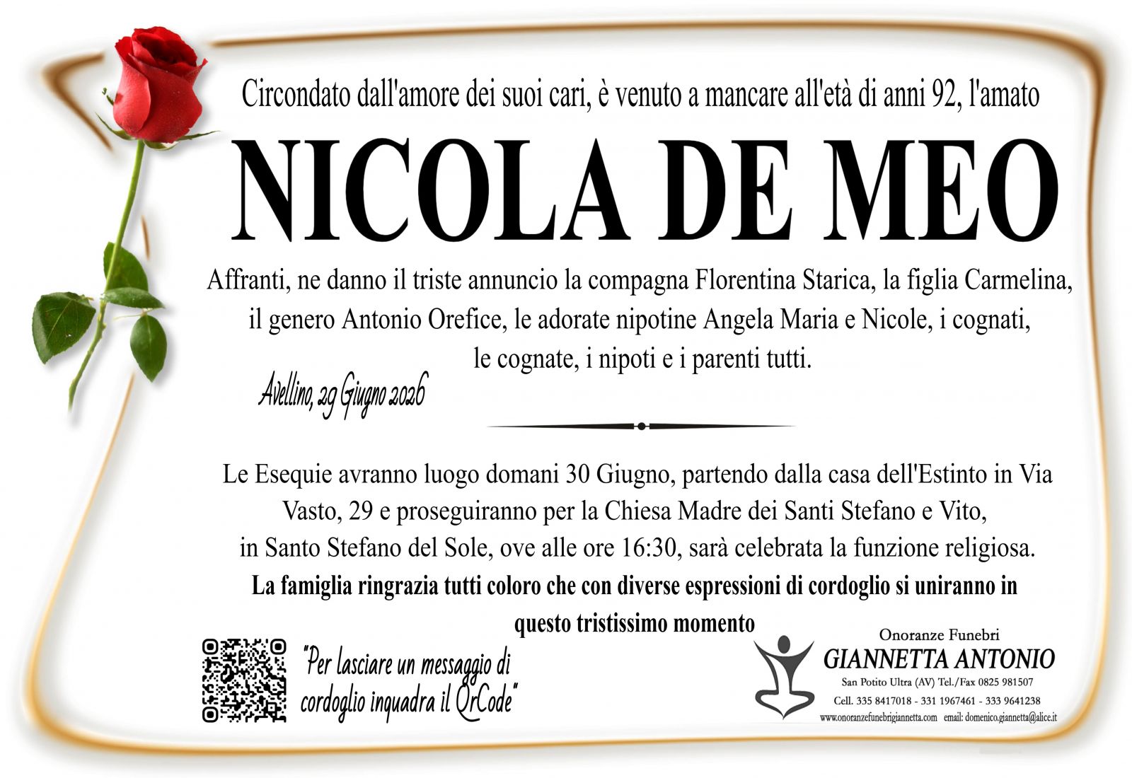 NICOLA DE MEO