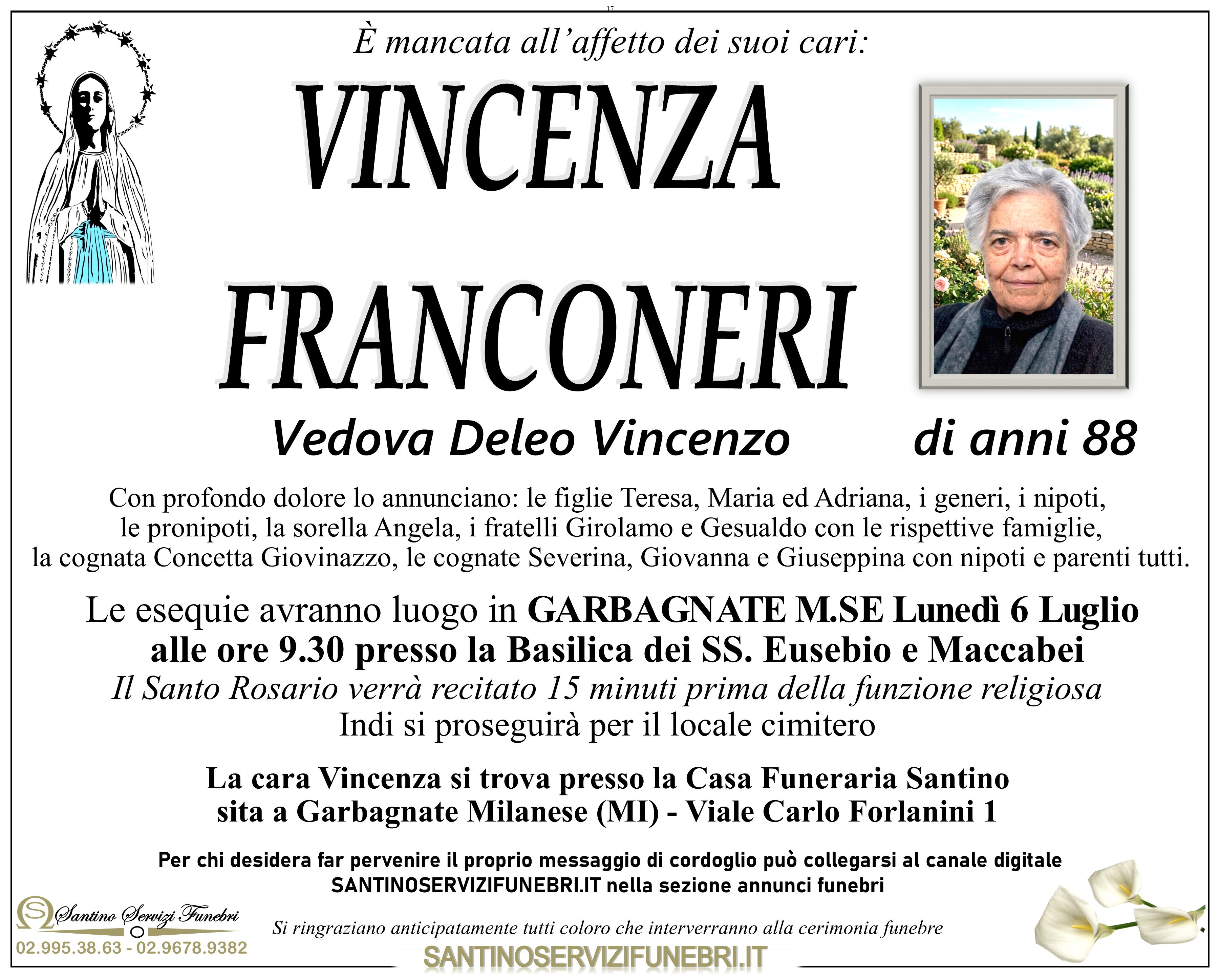 VINCENZA FRANCONERI